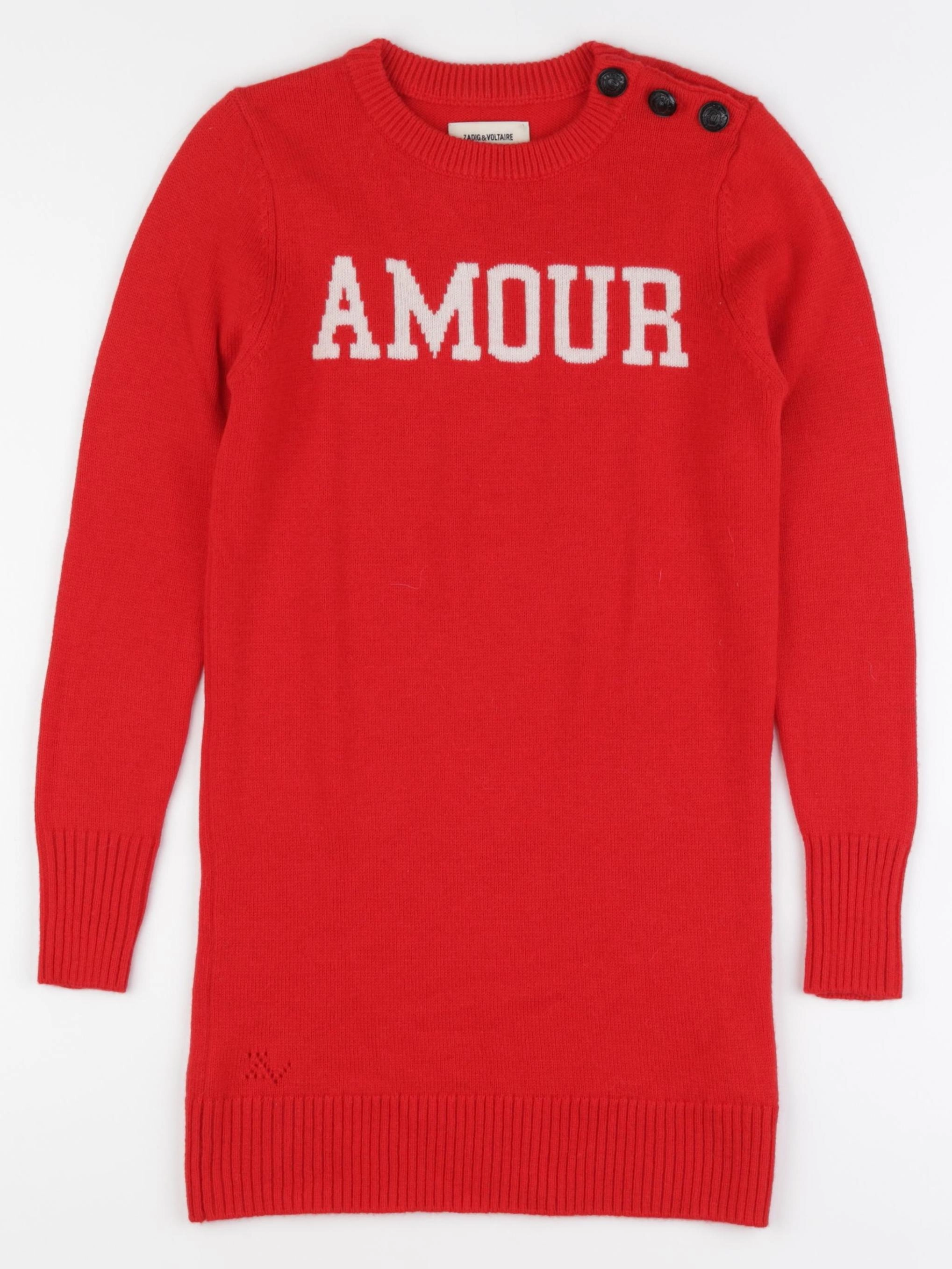 Zadig & Voltaire - robe rouge - 10 ans