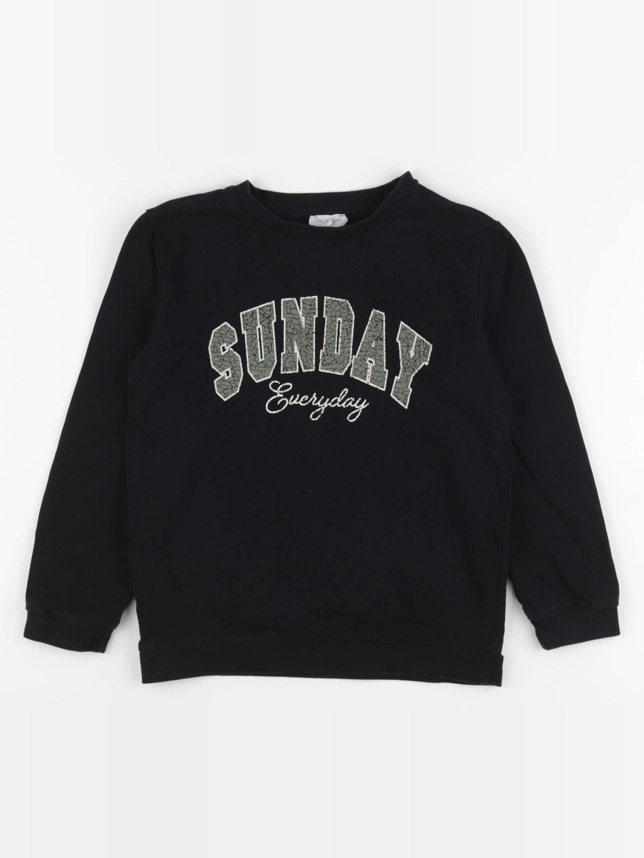 Eden & Victor - sweat noir - 8 ans