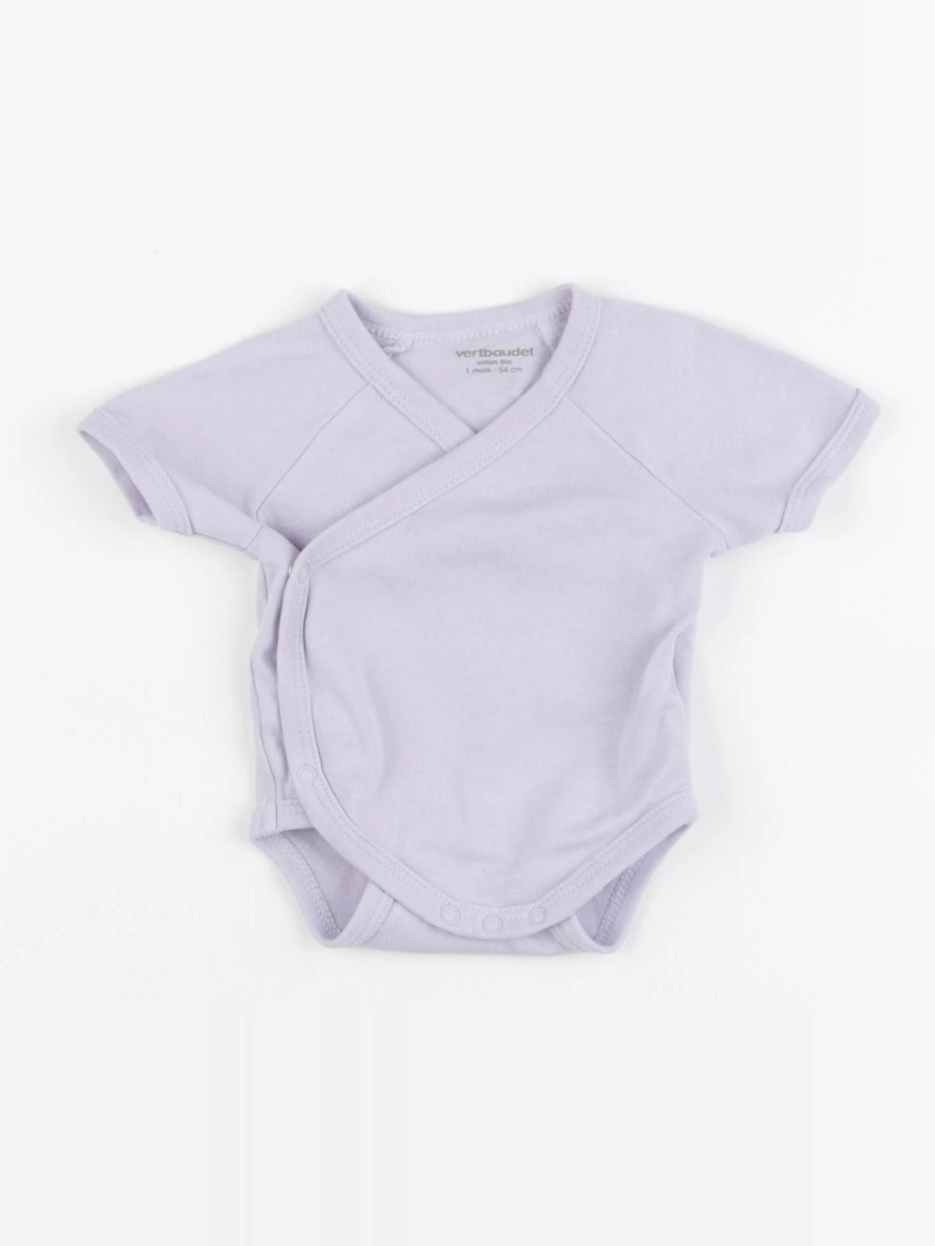 Vertbaudet - body violet - 1 mois