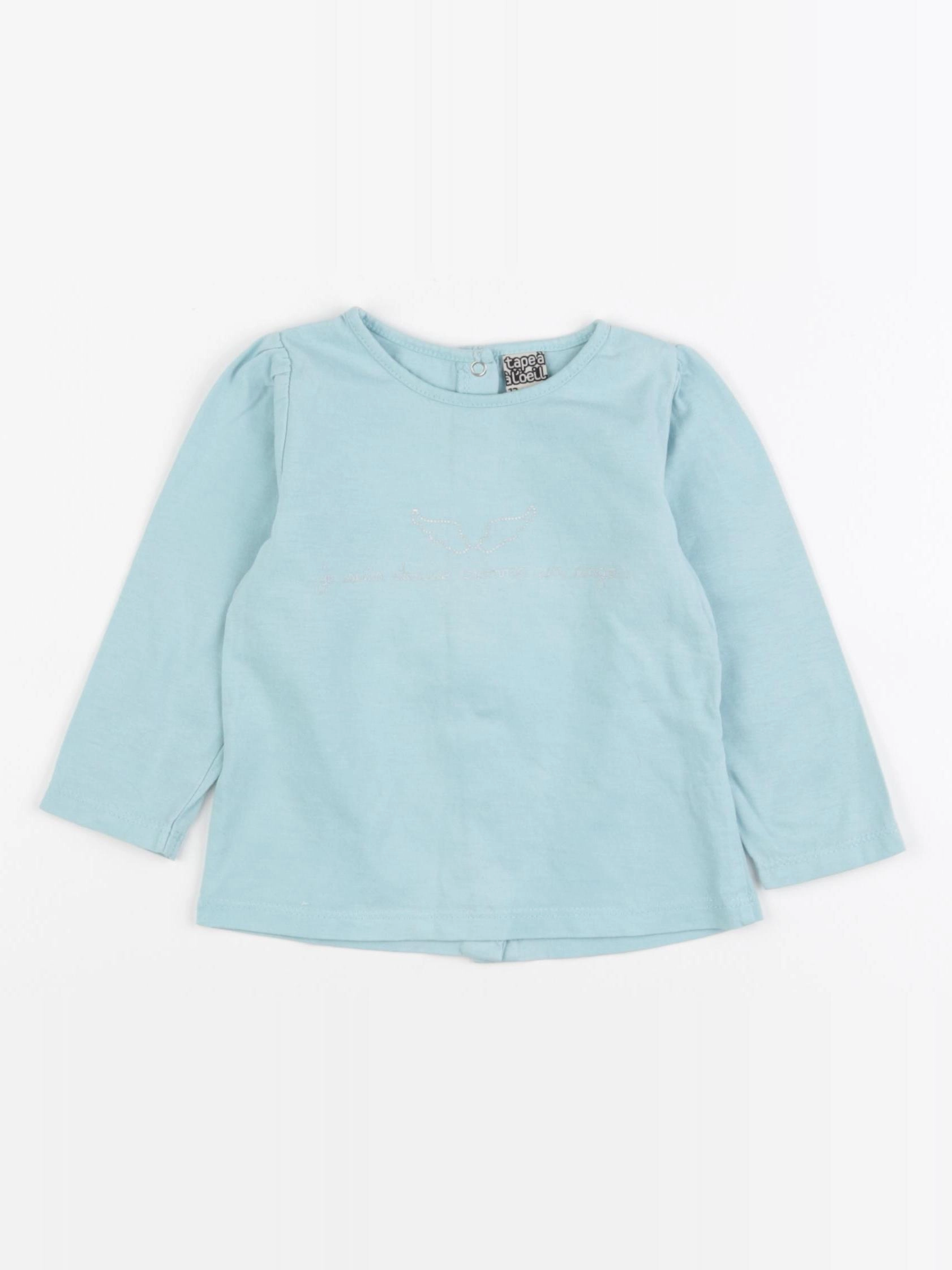 Tape à l'oeil - tee-shirt bleu - 12 mois