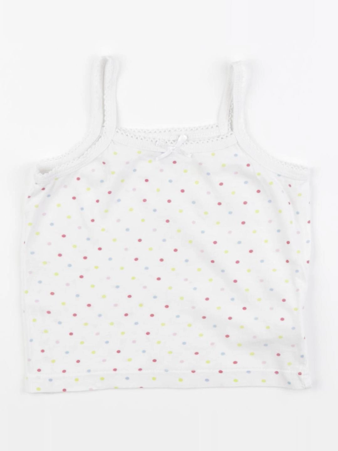 Vertbaudet - maillot de corps blanc, multicolore - 2 ans