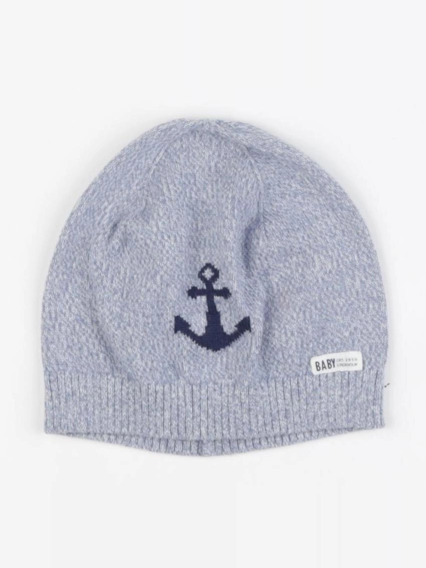 H&M - bonnet bleu - 1 an à 2 ans