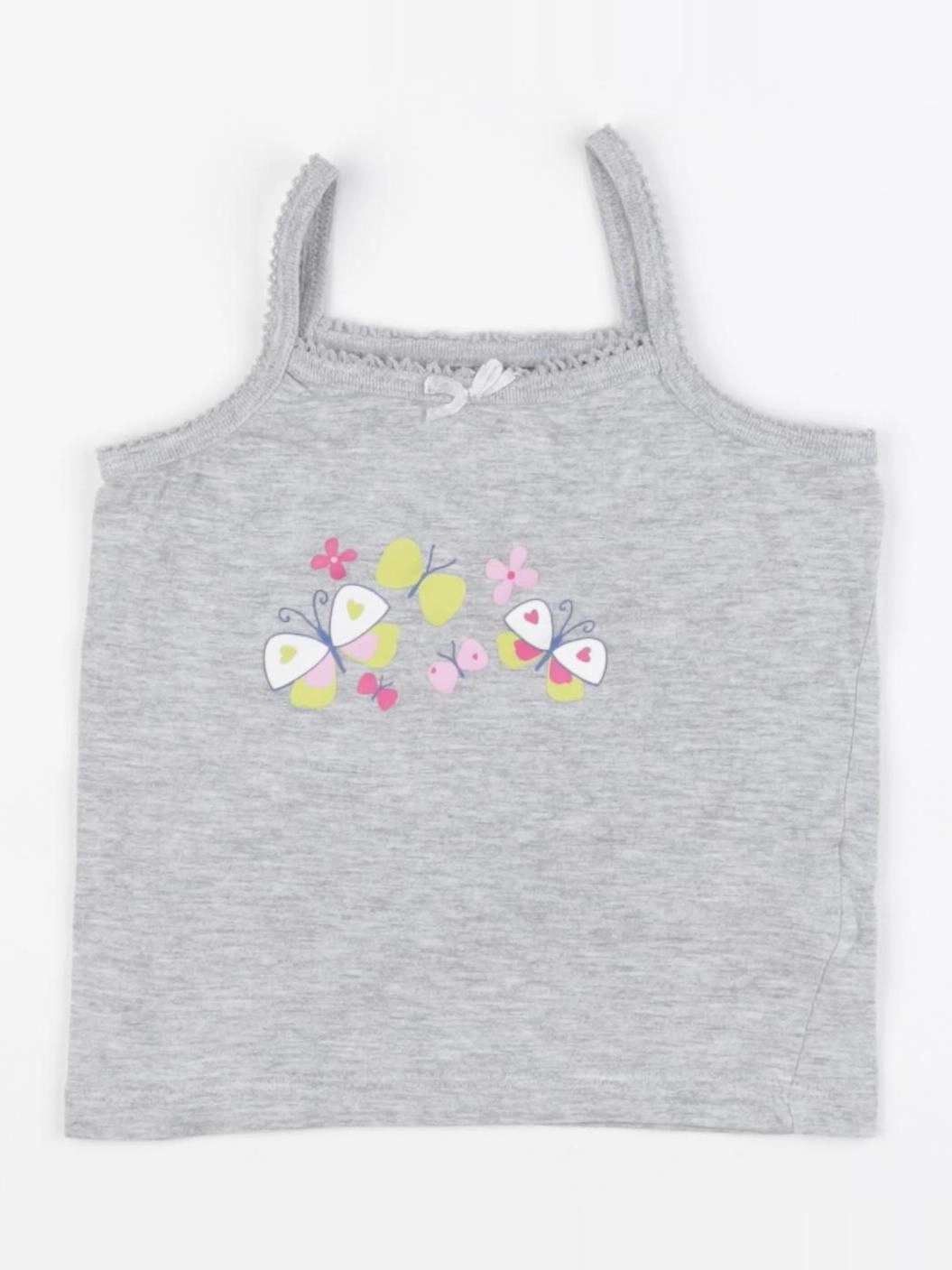 Vertbaudet - maillot de corps gris - 2 ans
