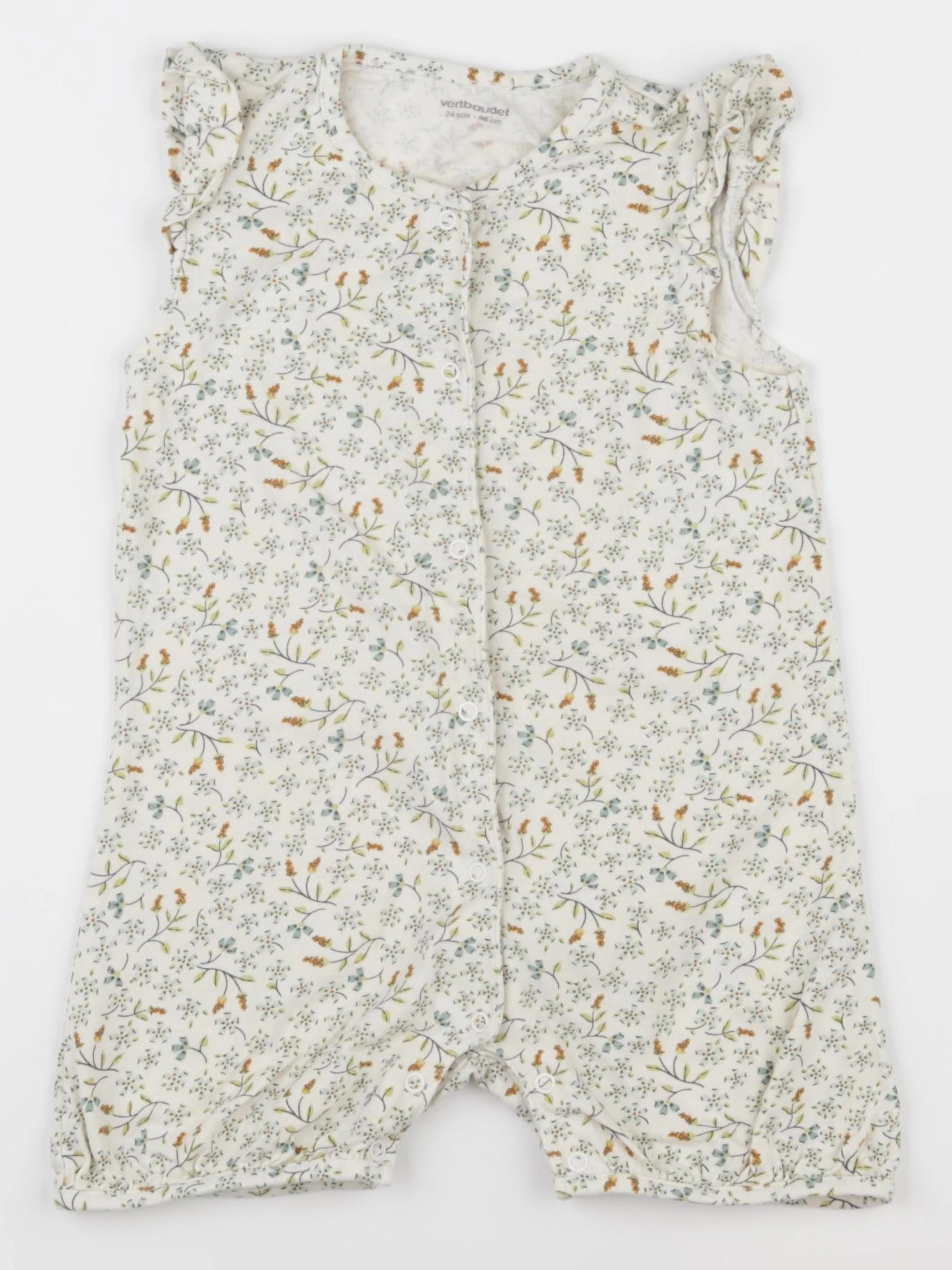 Vertbaudet - combinaison beige - 24 mois
