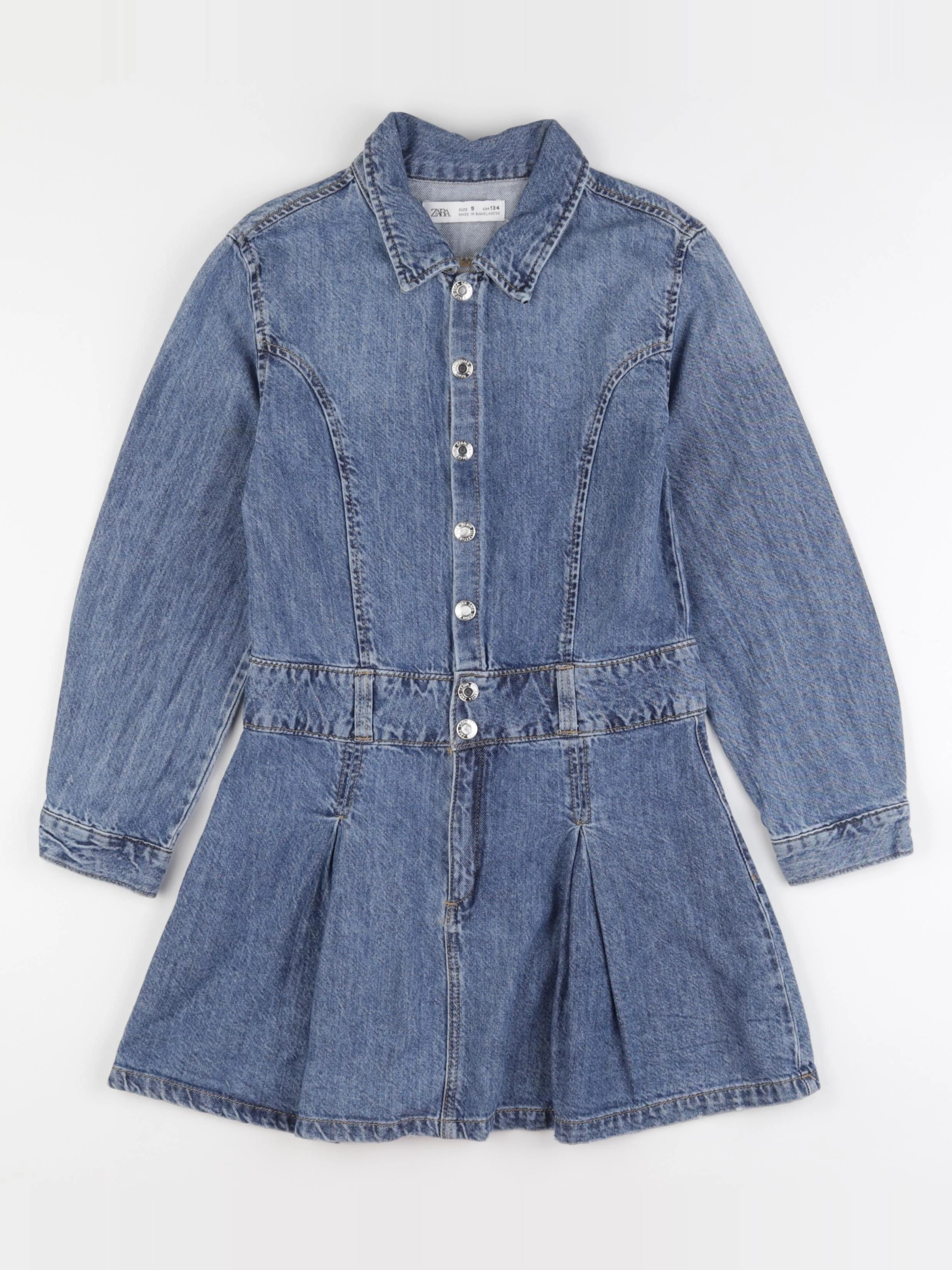 Zara - robe bleu - 9 ans