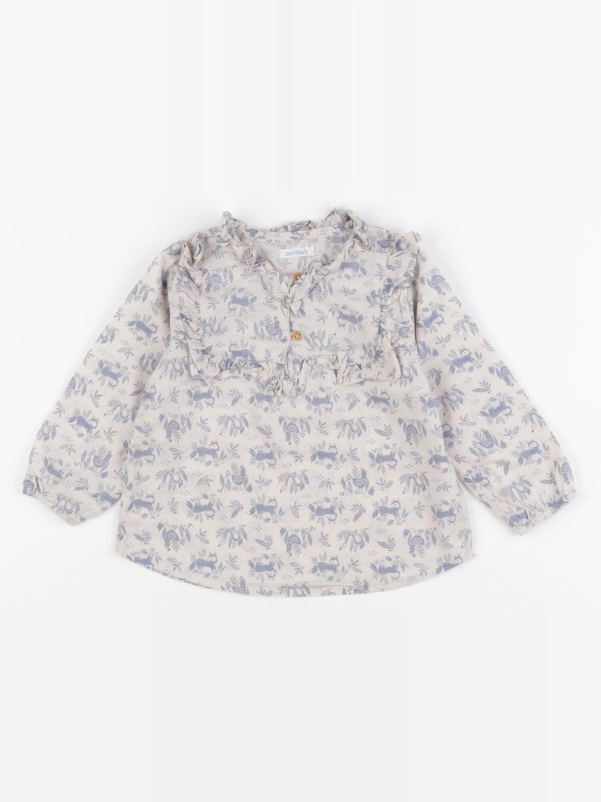 Boutchou - blouse beige - 18 mois
