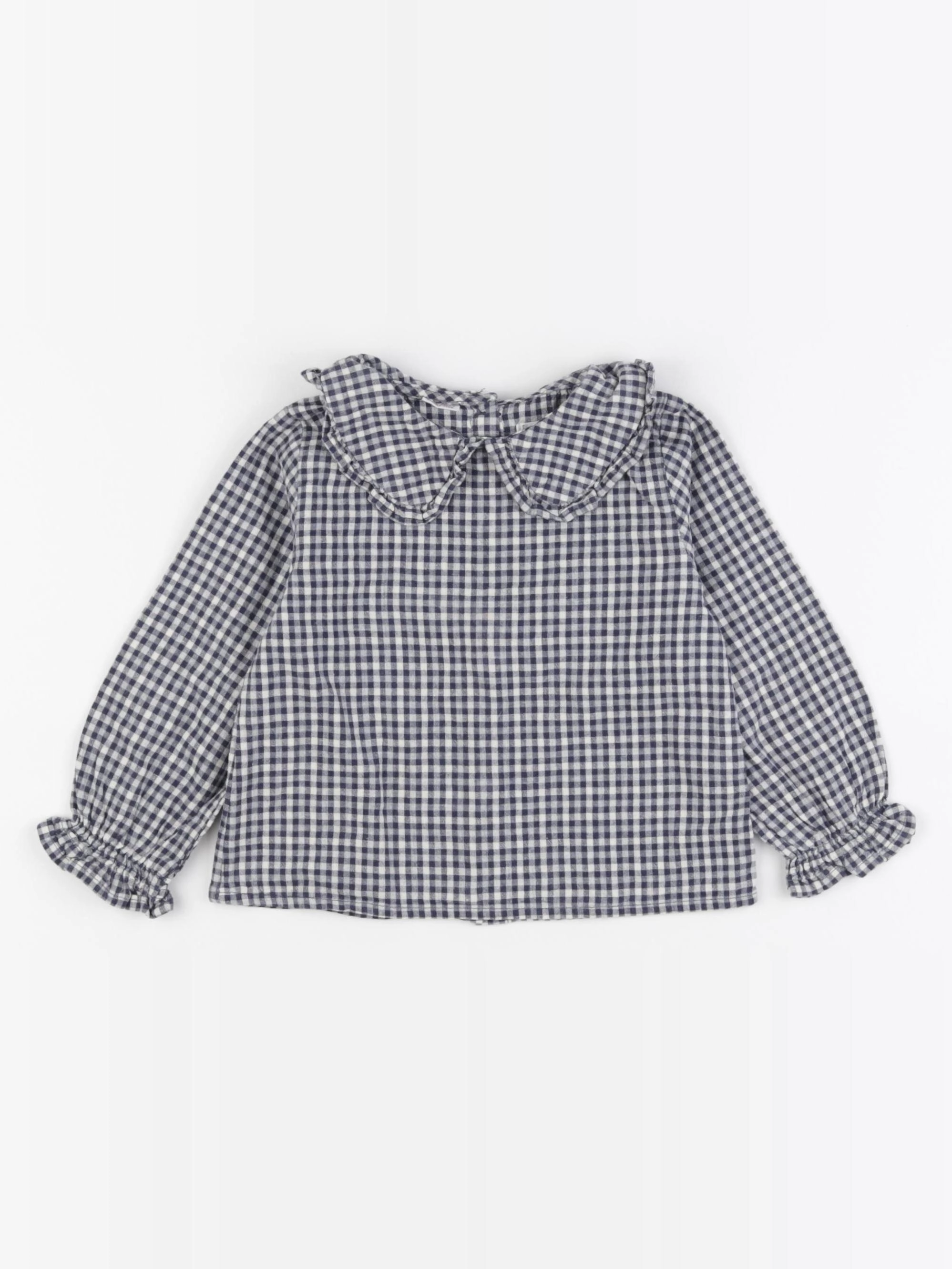 Mango - blouse blanc, bleu - 12/18 mois