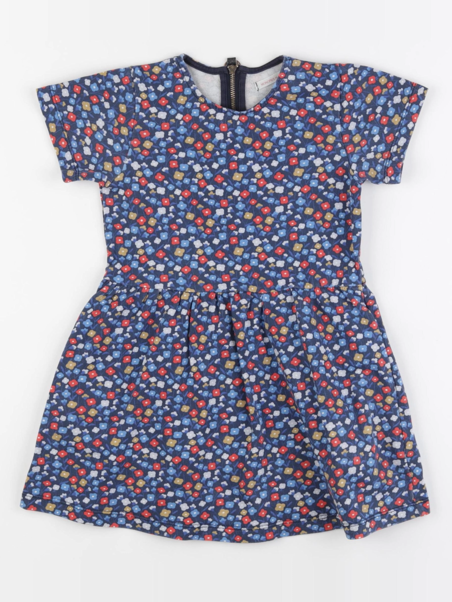 Monoprix - robe bleu - 4 ans