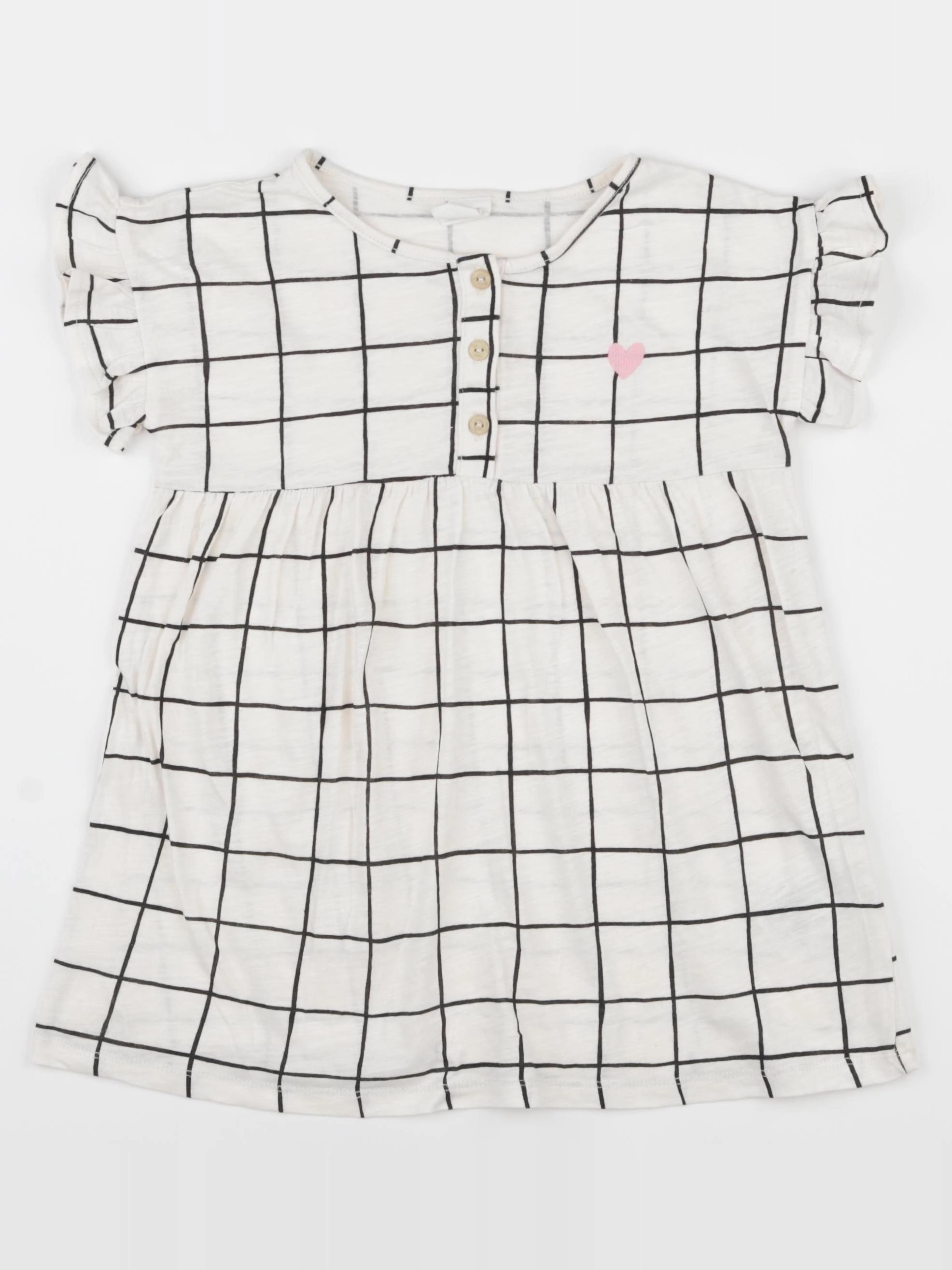 H&M - robe beige - 2/3 ans