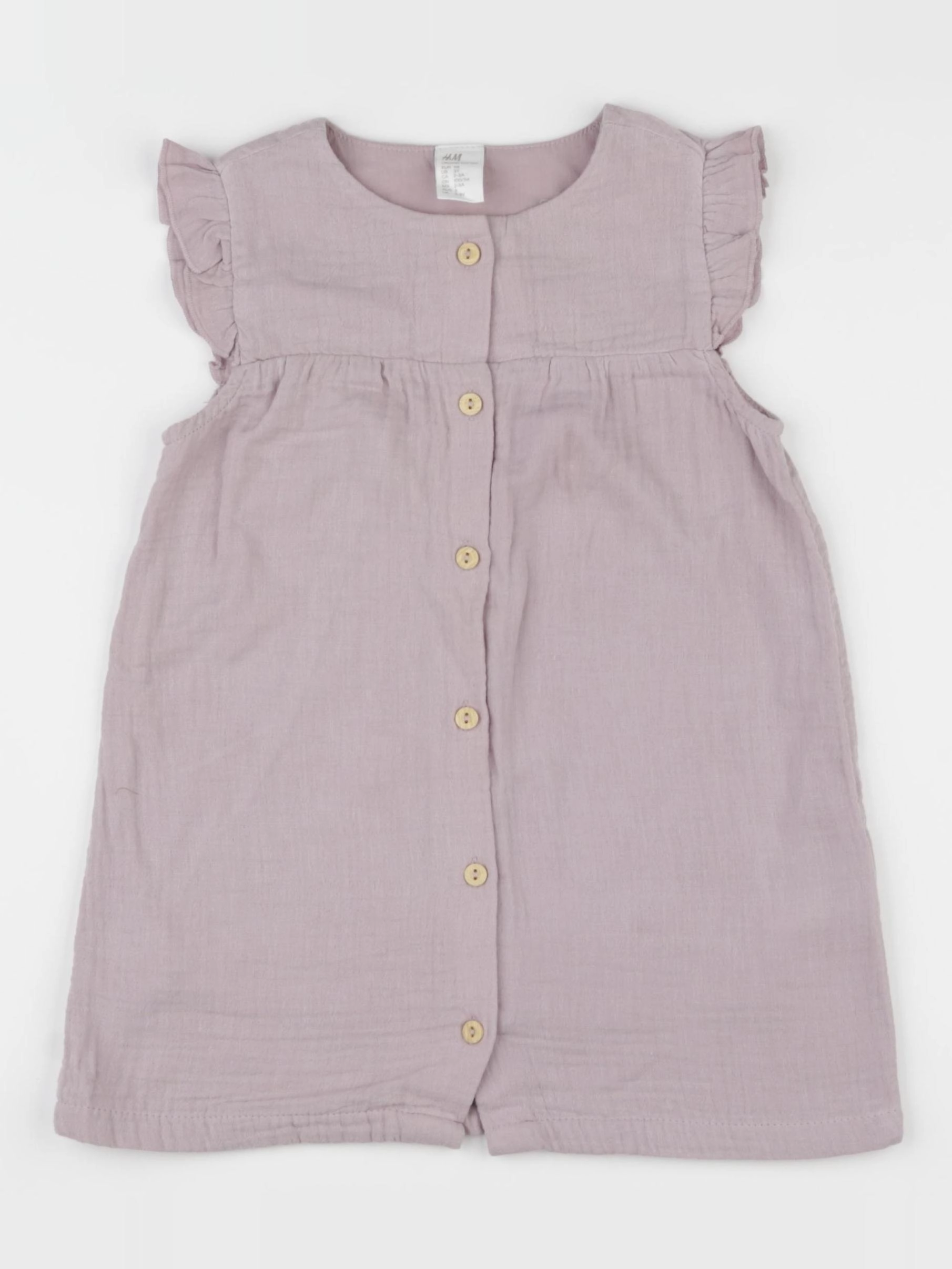 H&M - robe violet - 2/3 ans