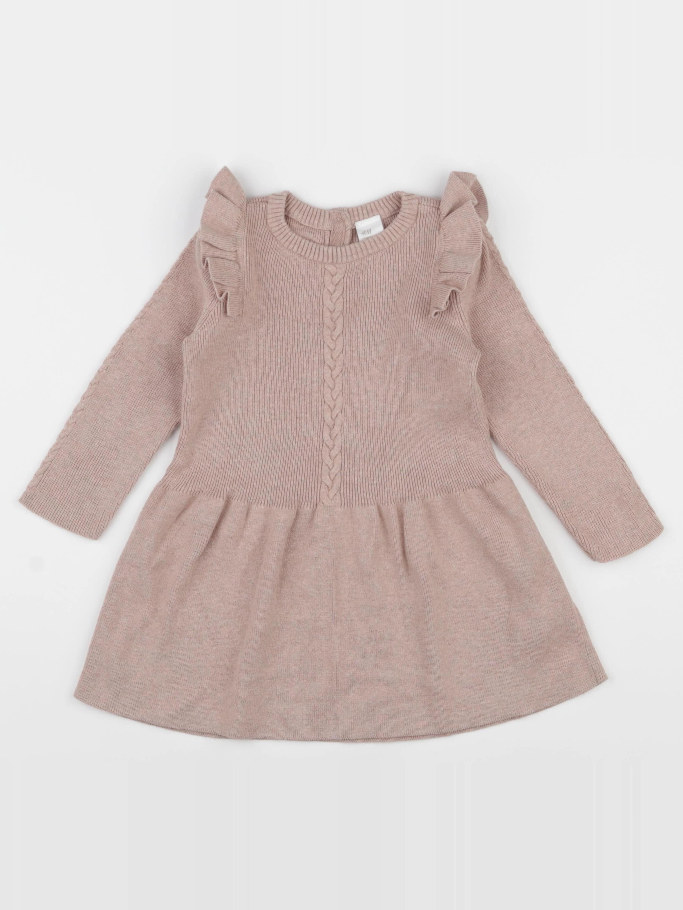 H&M - robe beige - 12/18 mois