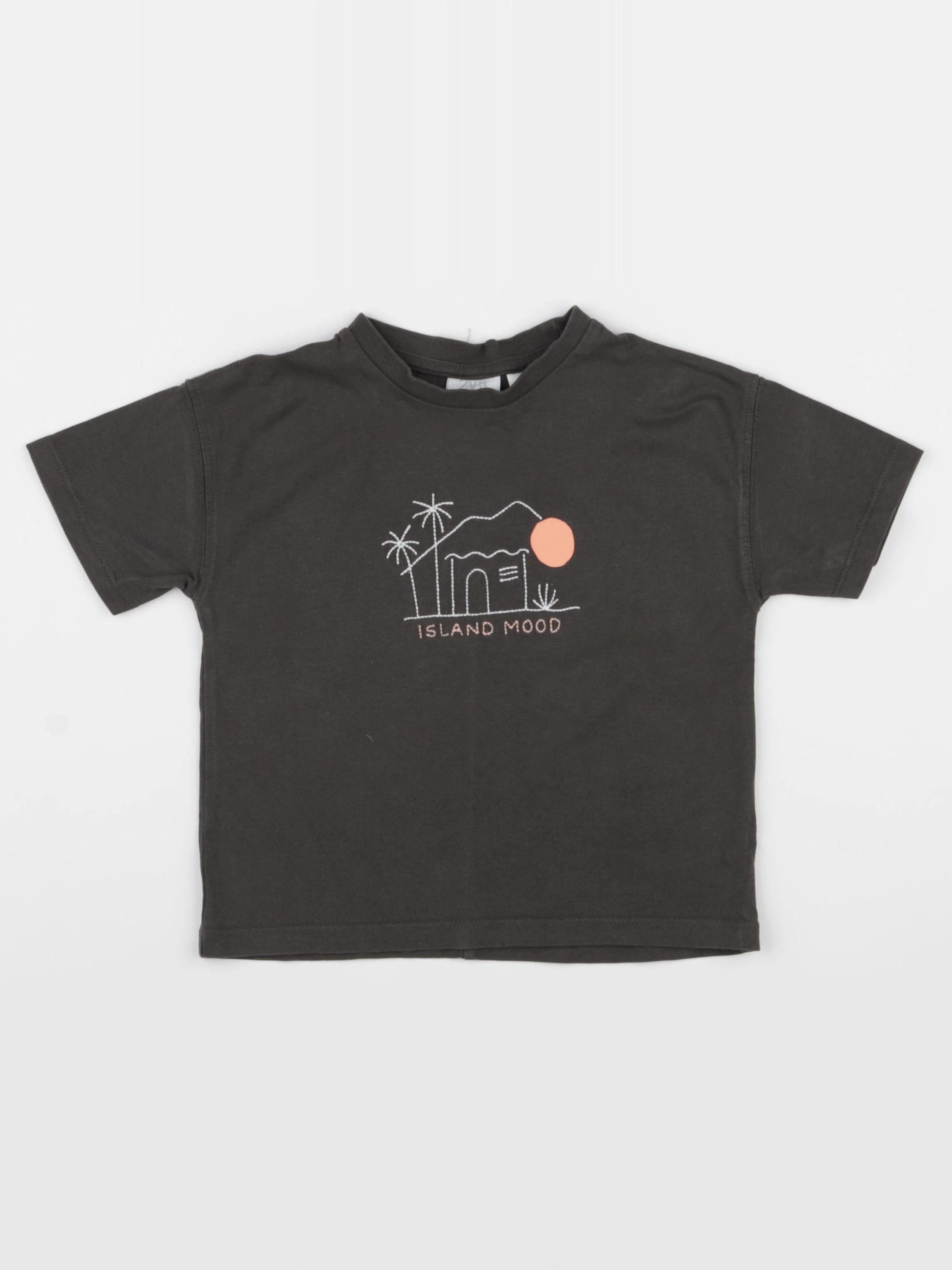 Zara - tee-shirt marron - 2 ans