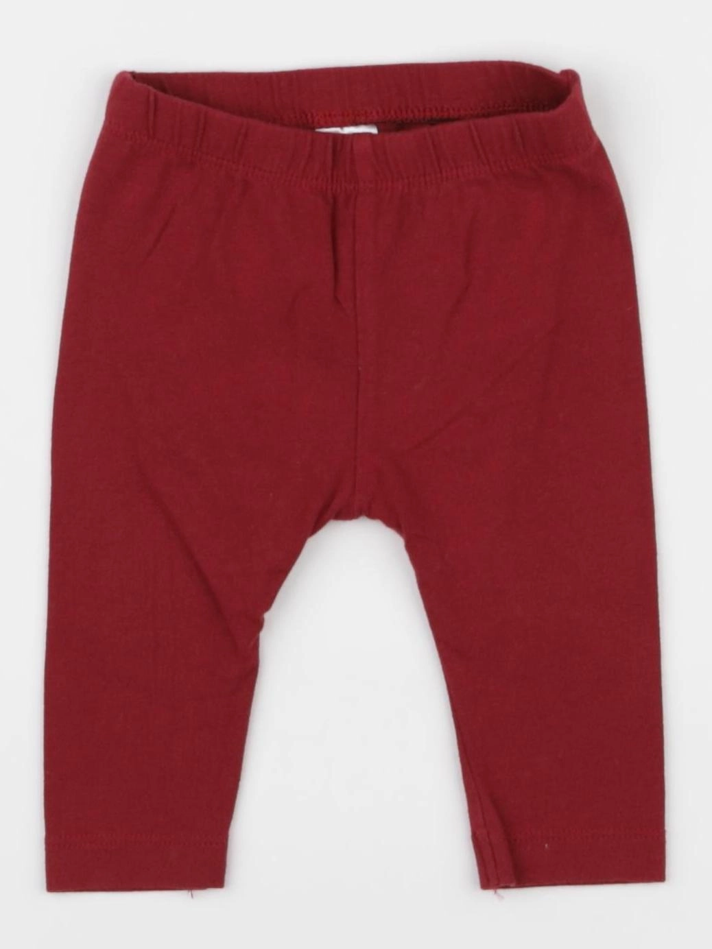 H&M - legging rouge - 2/4 mois
