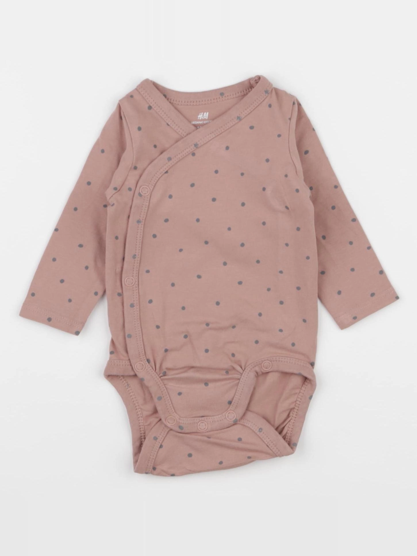 H&M - body rose - 1/3 mois
