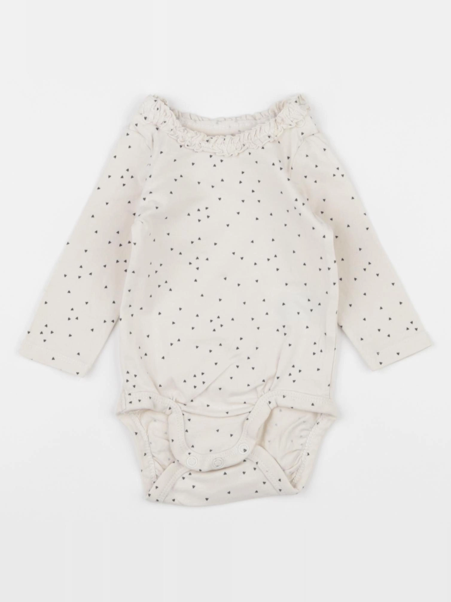H&M - body beige - 1/3 mois
