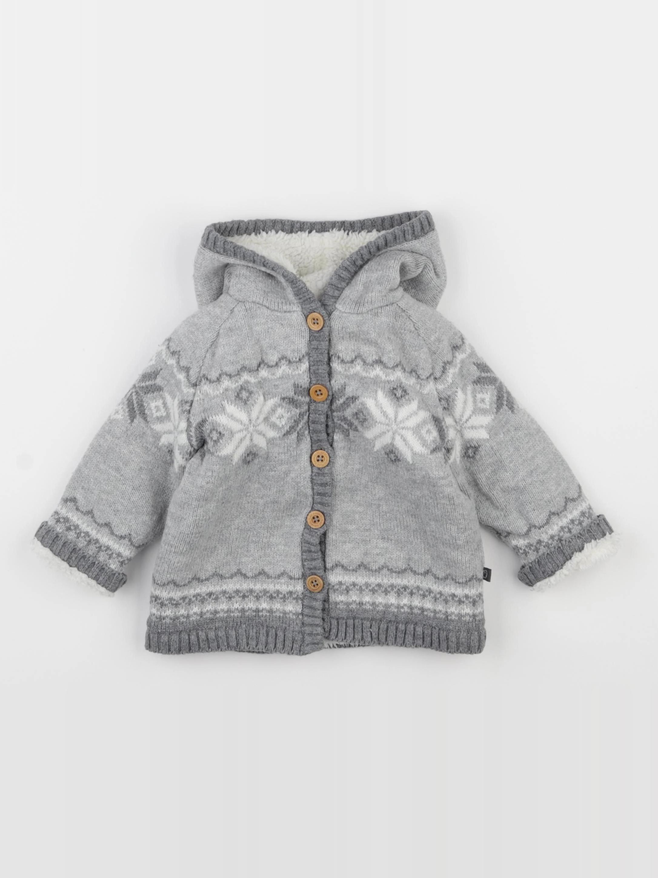 Cadet Rousselle - gilet gris - 6 mois
