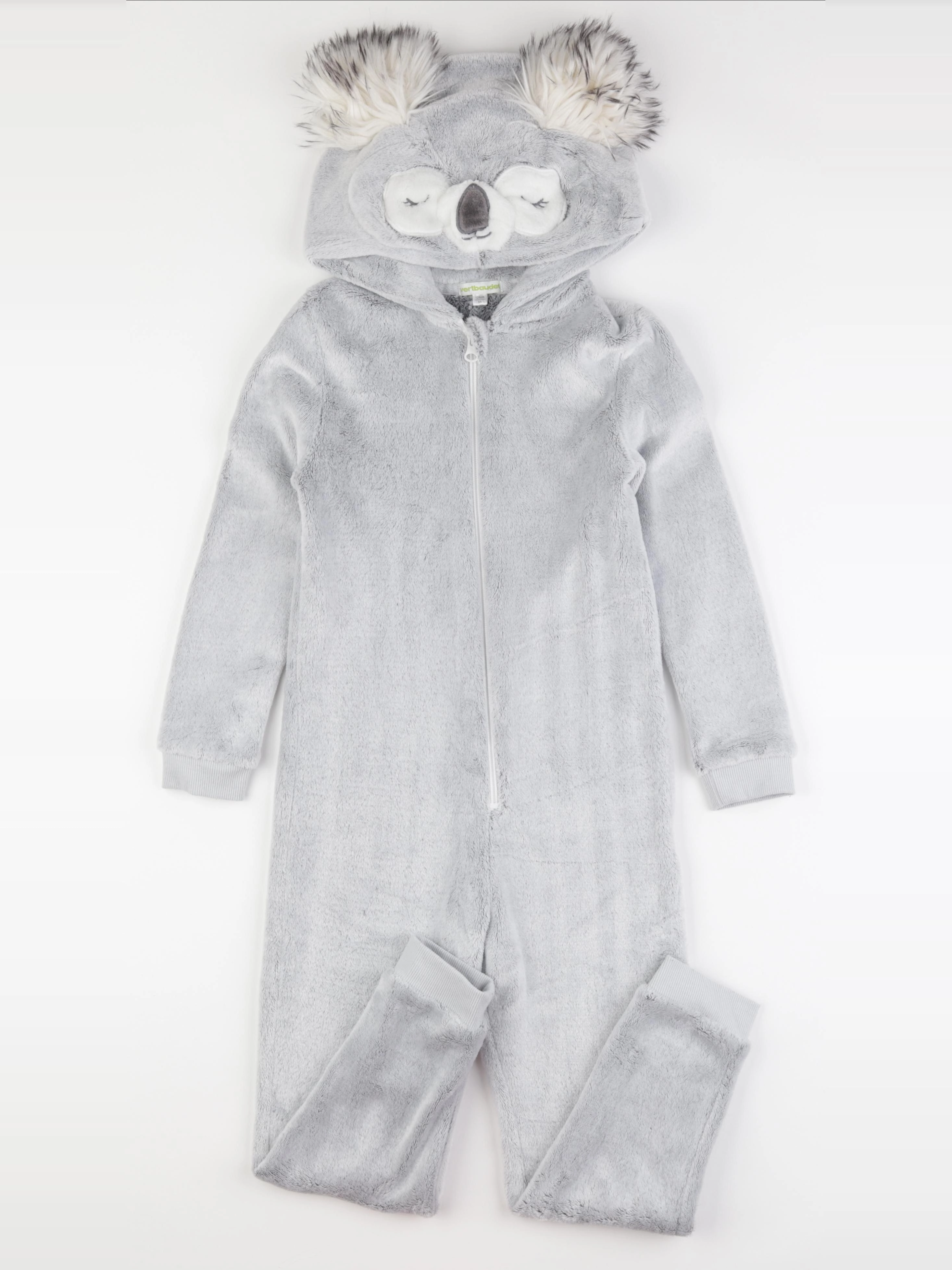 Vertbaudet - sur-pyjama gris - 8 ans