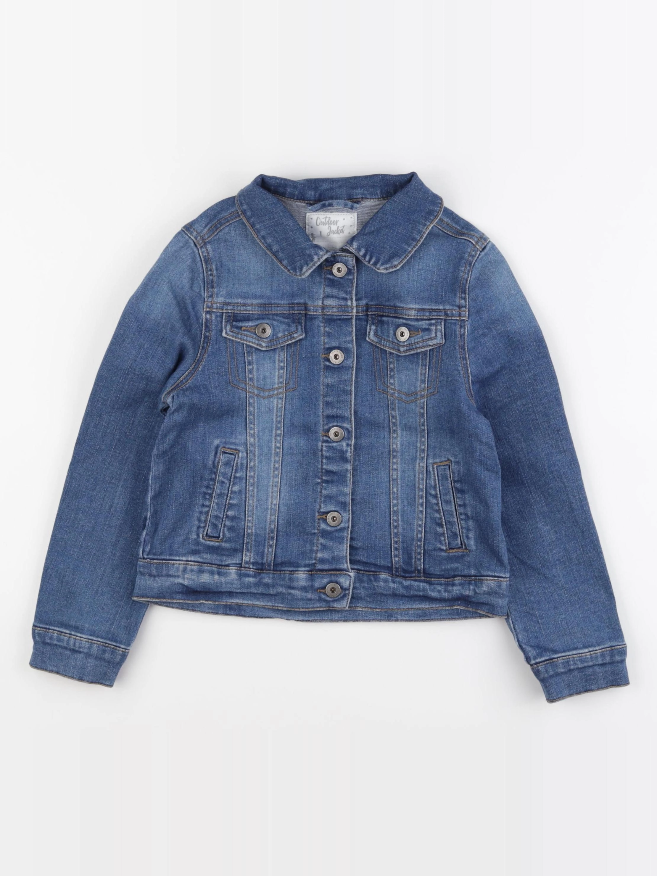 Vertbaudet - veste bleu - 7 ans