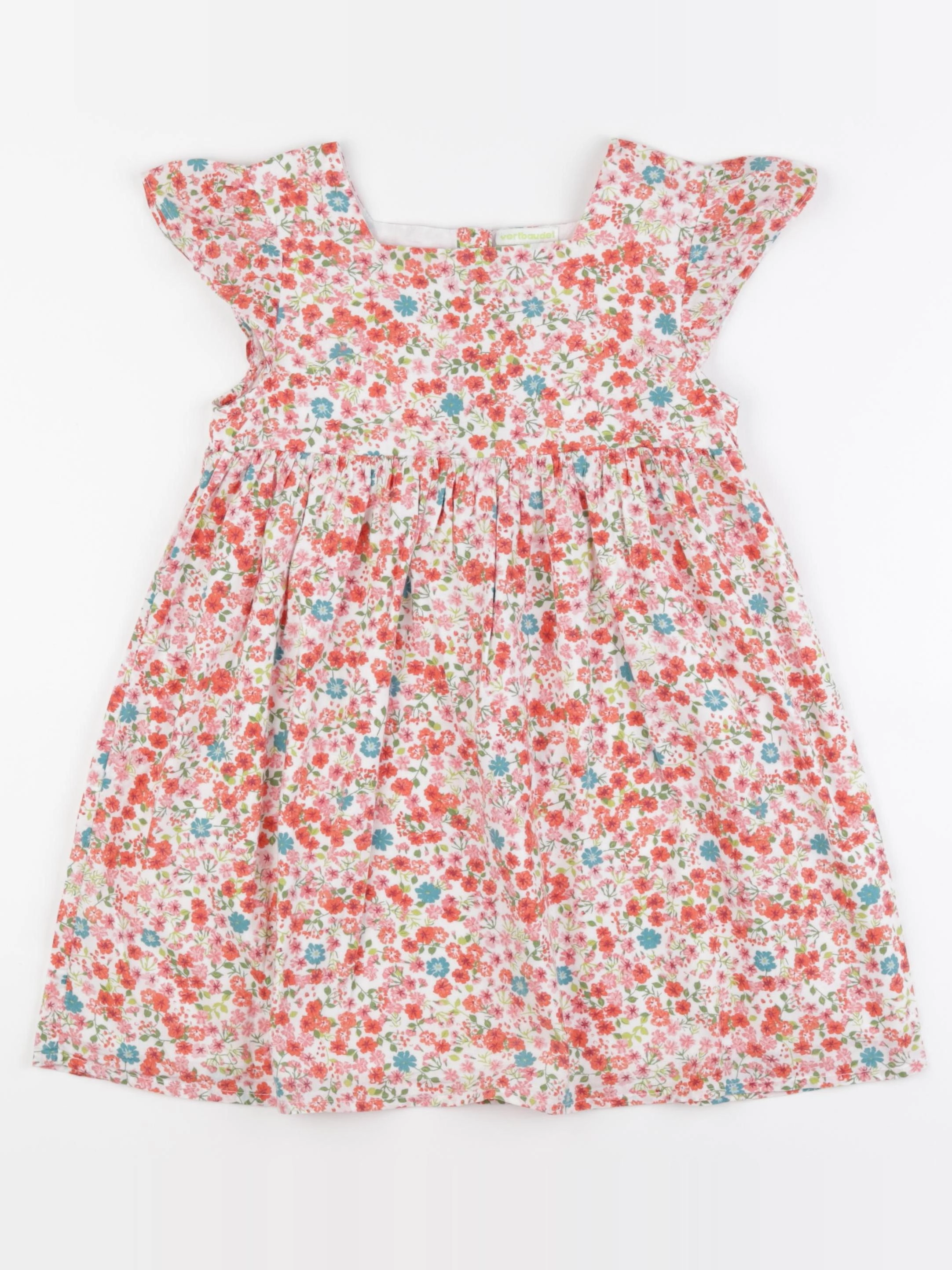 Vertbaudet - robe multicolore - 6 ans
