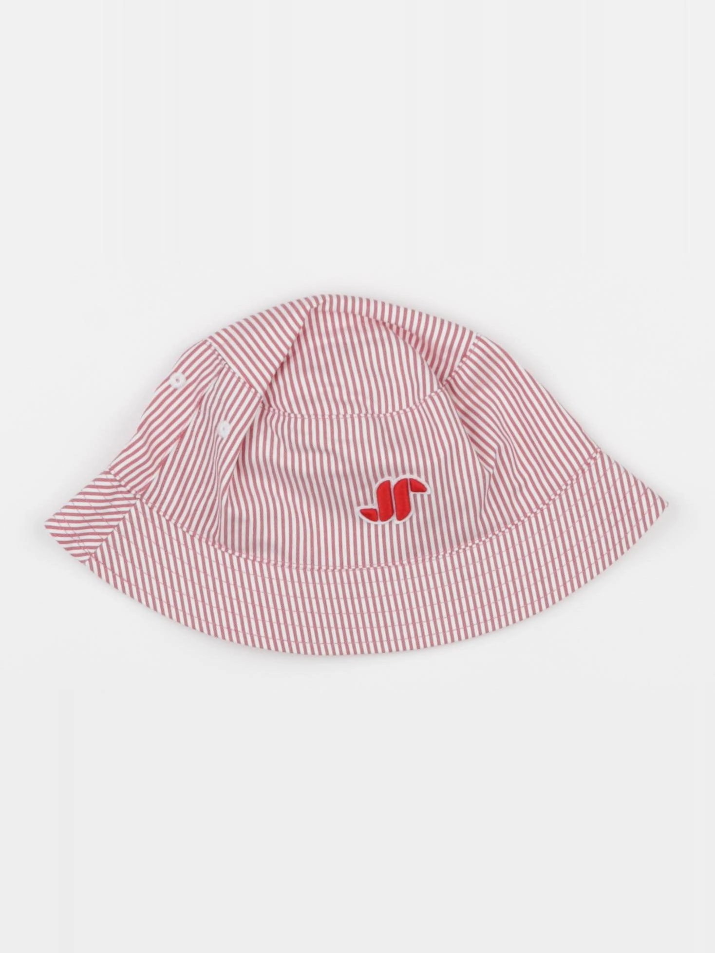 Jacadi - chapeau blanc, rouge - 4/5 ans