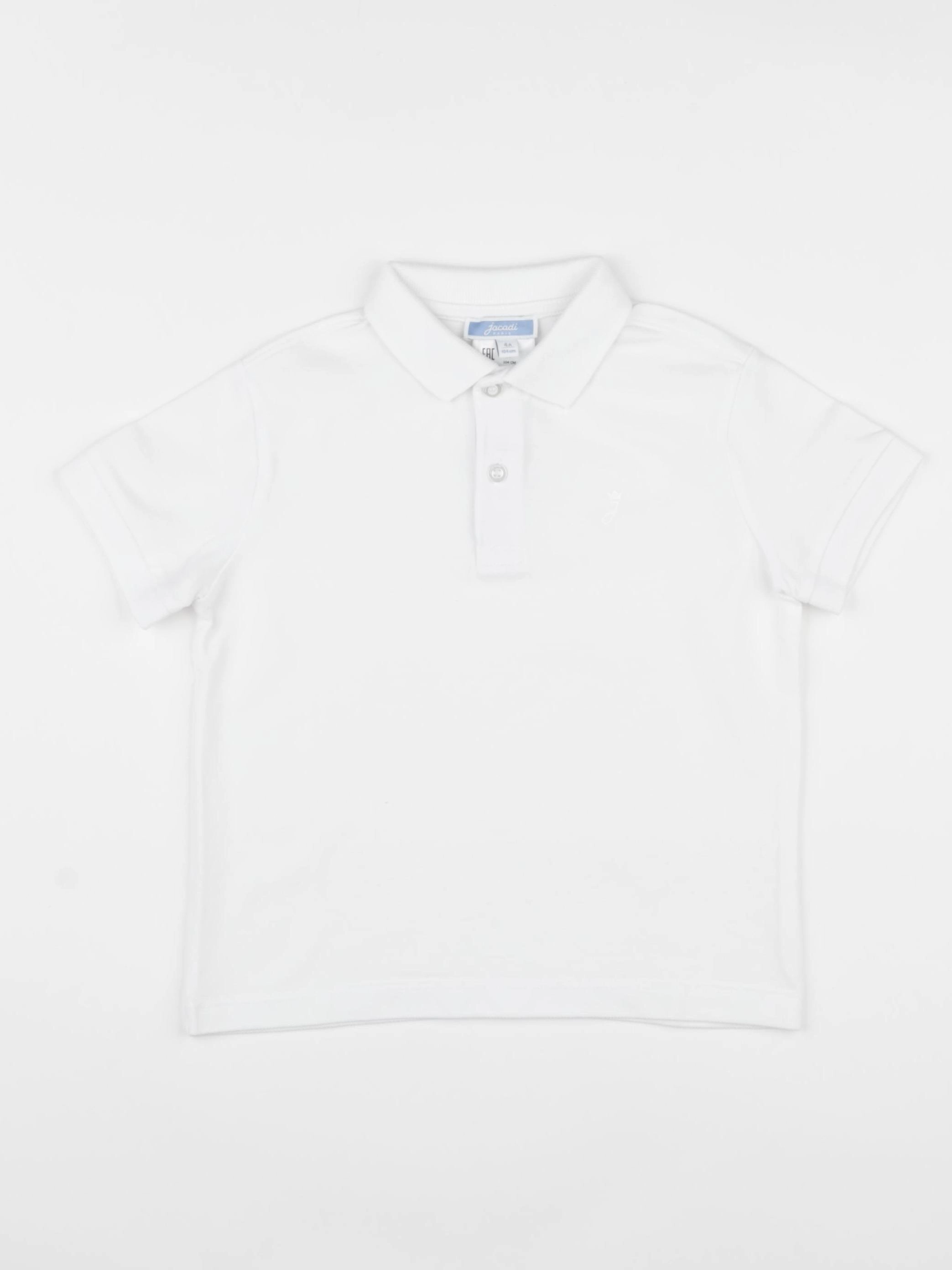 Jacadi - polo blanc - 4 ans