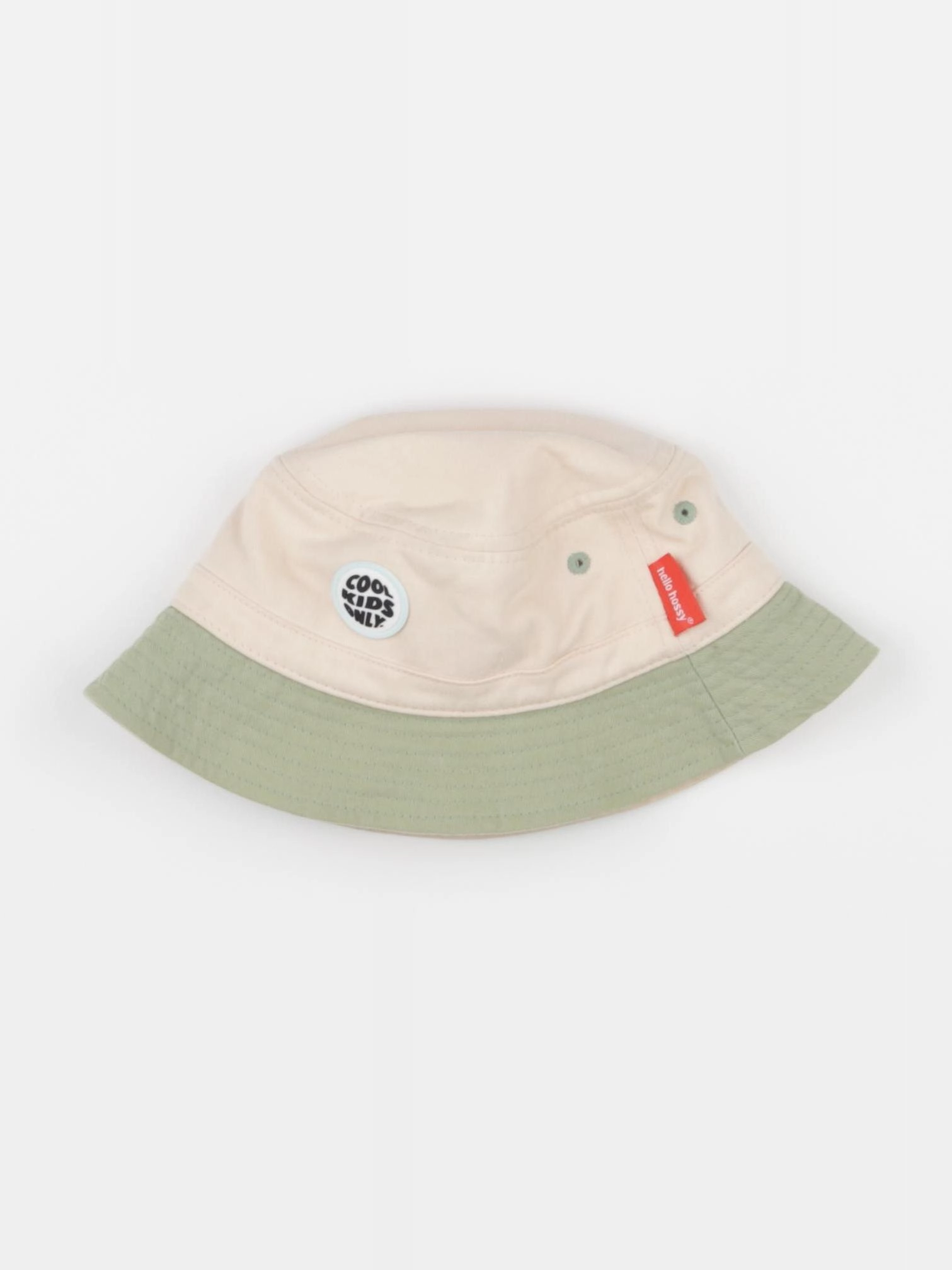 Hello Hossy - chapeau beige, vert - 2/5 ans