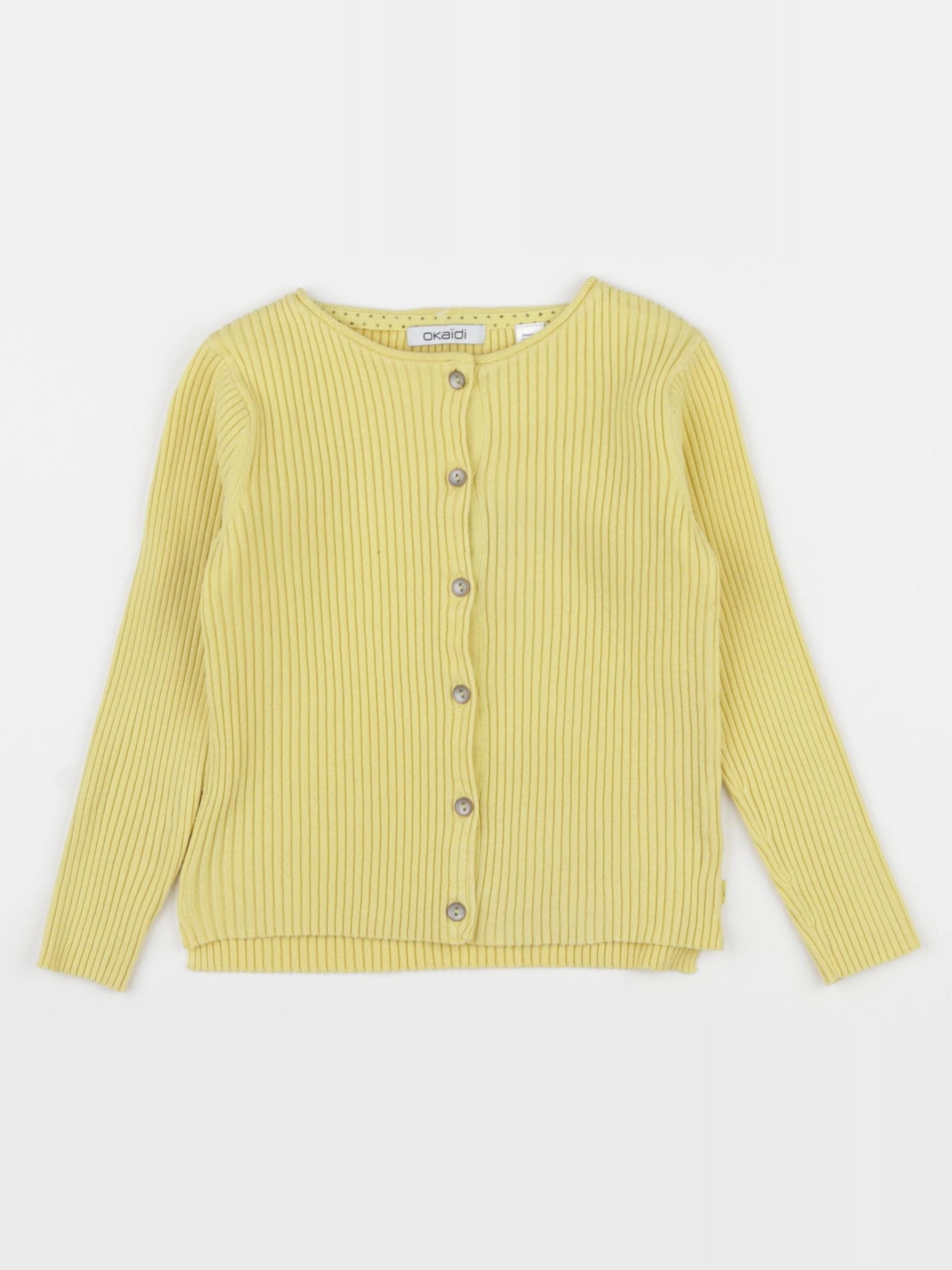 Okaidi - gilet jaune - 5 ans