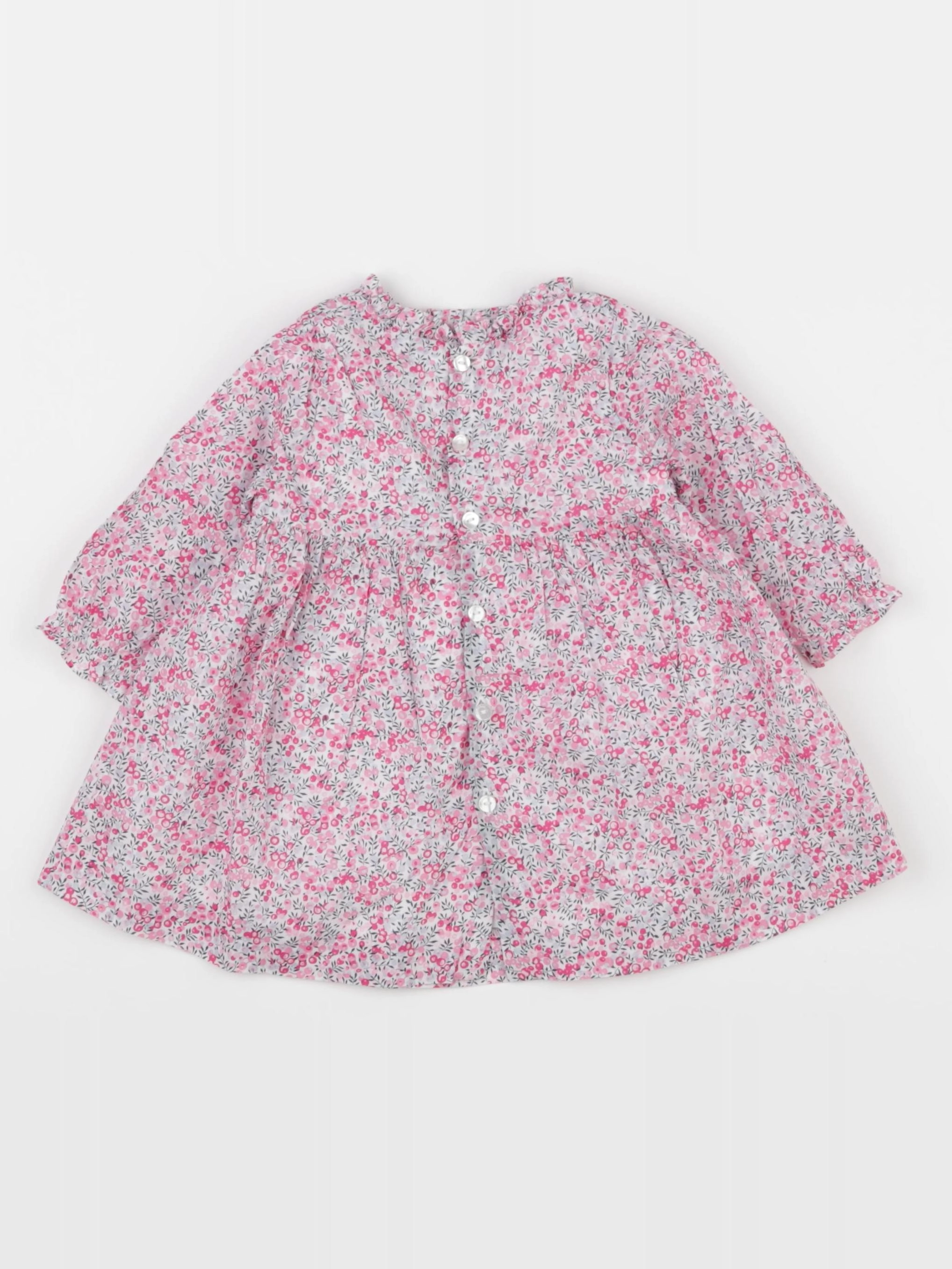 Jacadi - robe liberty rose - 6 mois