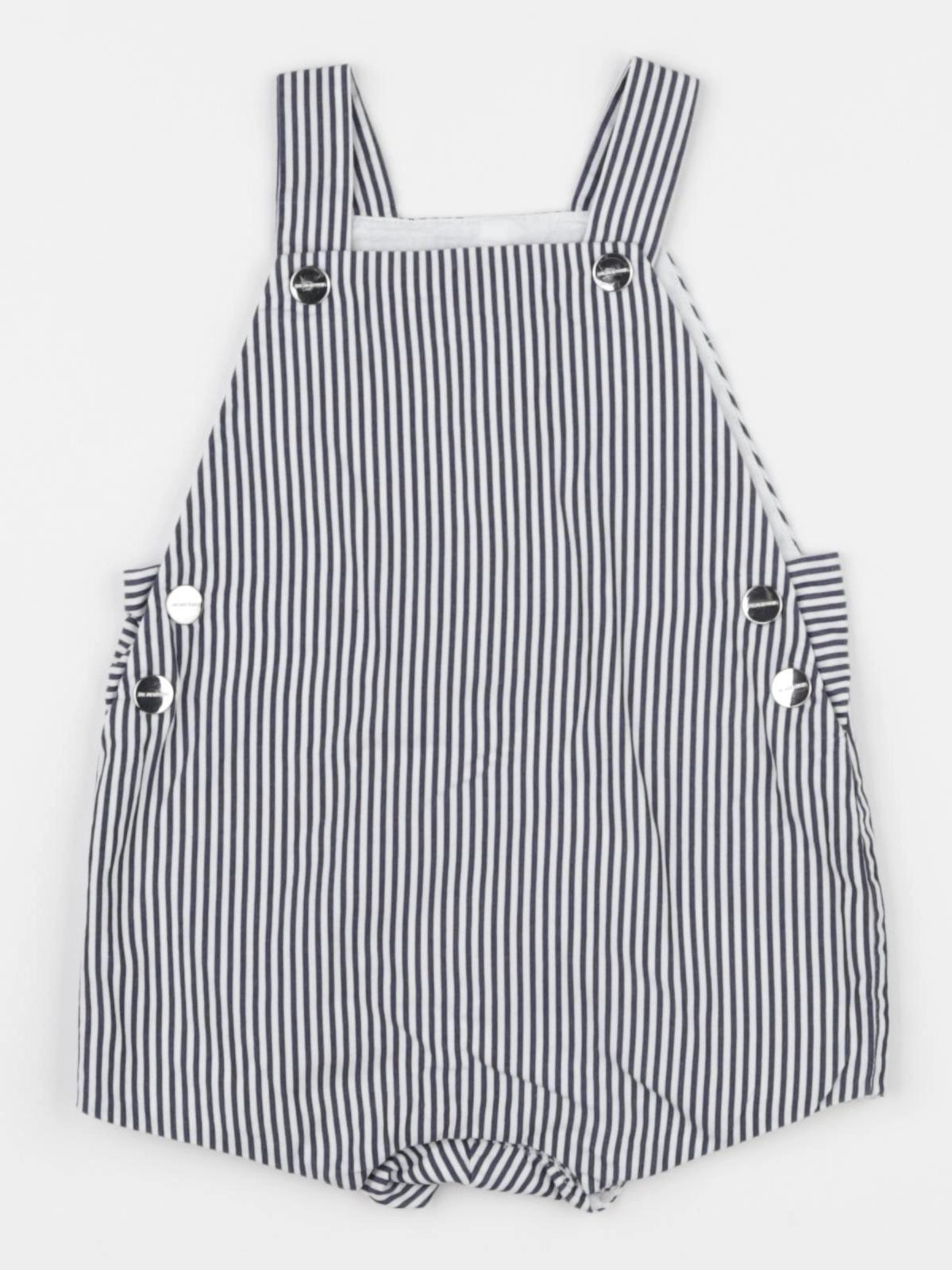Jacadi - salopette blanc, bleu - 3 mois