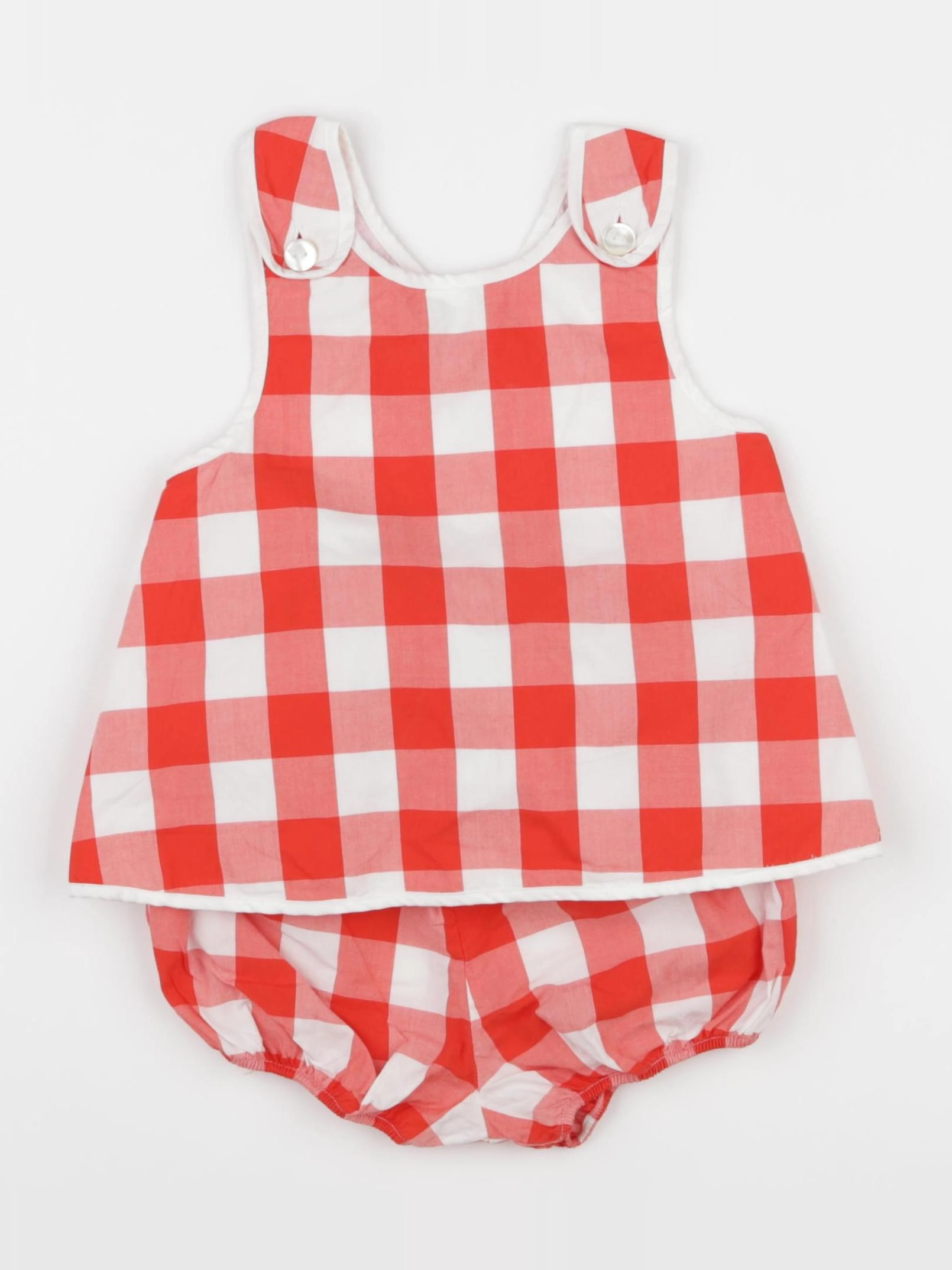 Jacadi - ensemble blanc, rouge - 24 mois