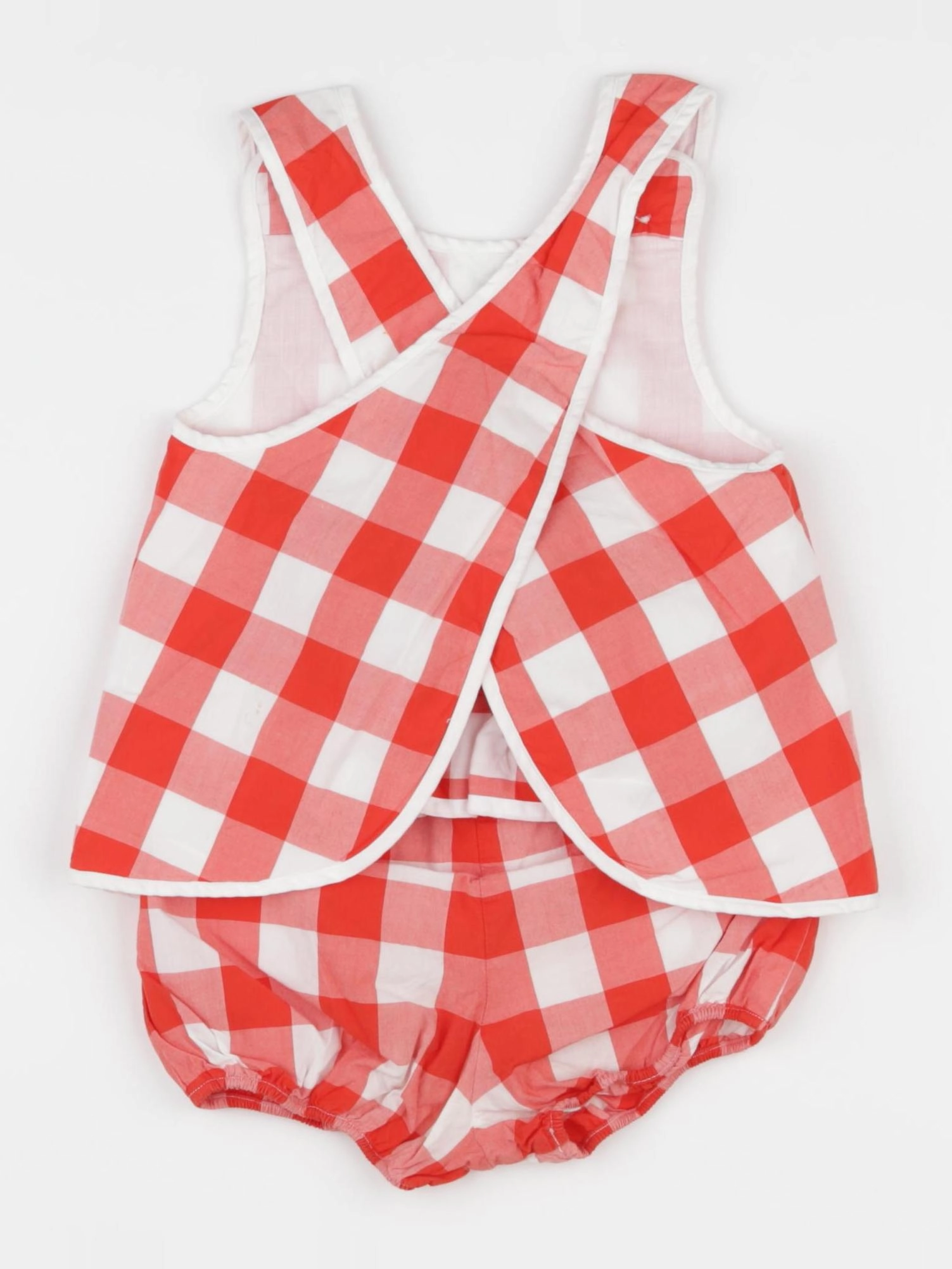 Jacadi - ensemble blanc, rouge - 24 mois