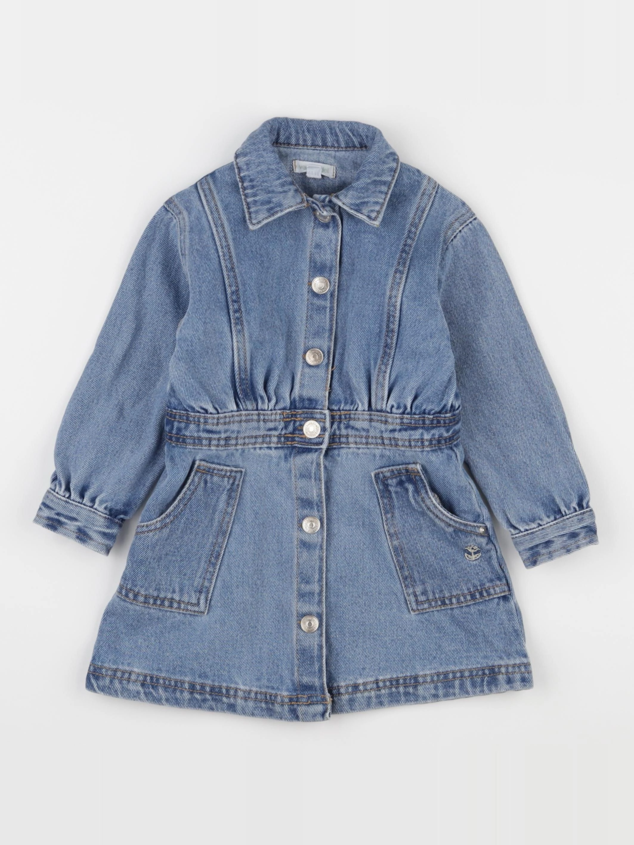 Vertbaudet - robe bleu - 3 ans