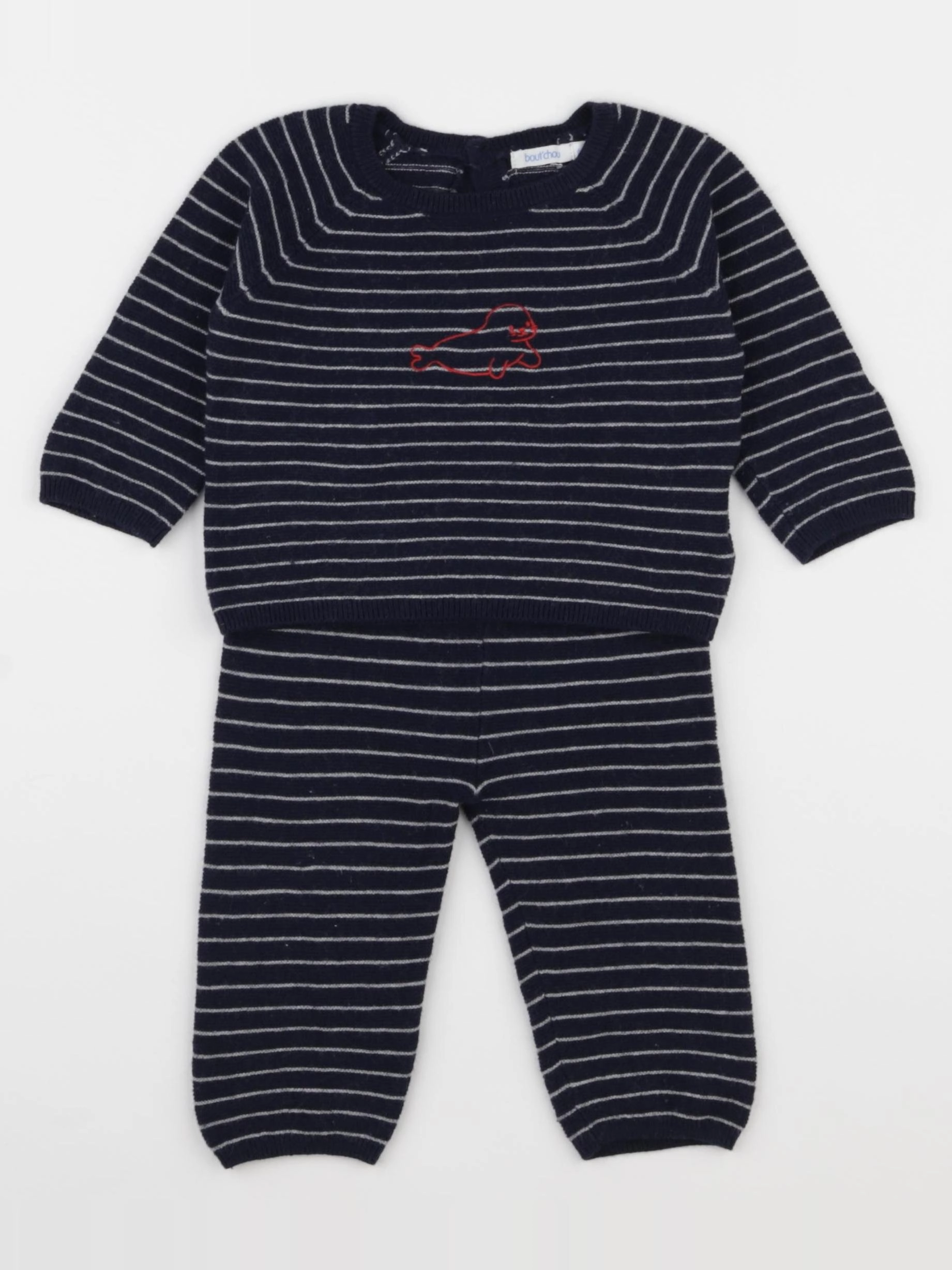 Boutchou - ensemble bleu - 6 mois