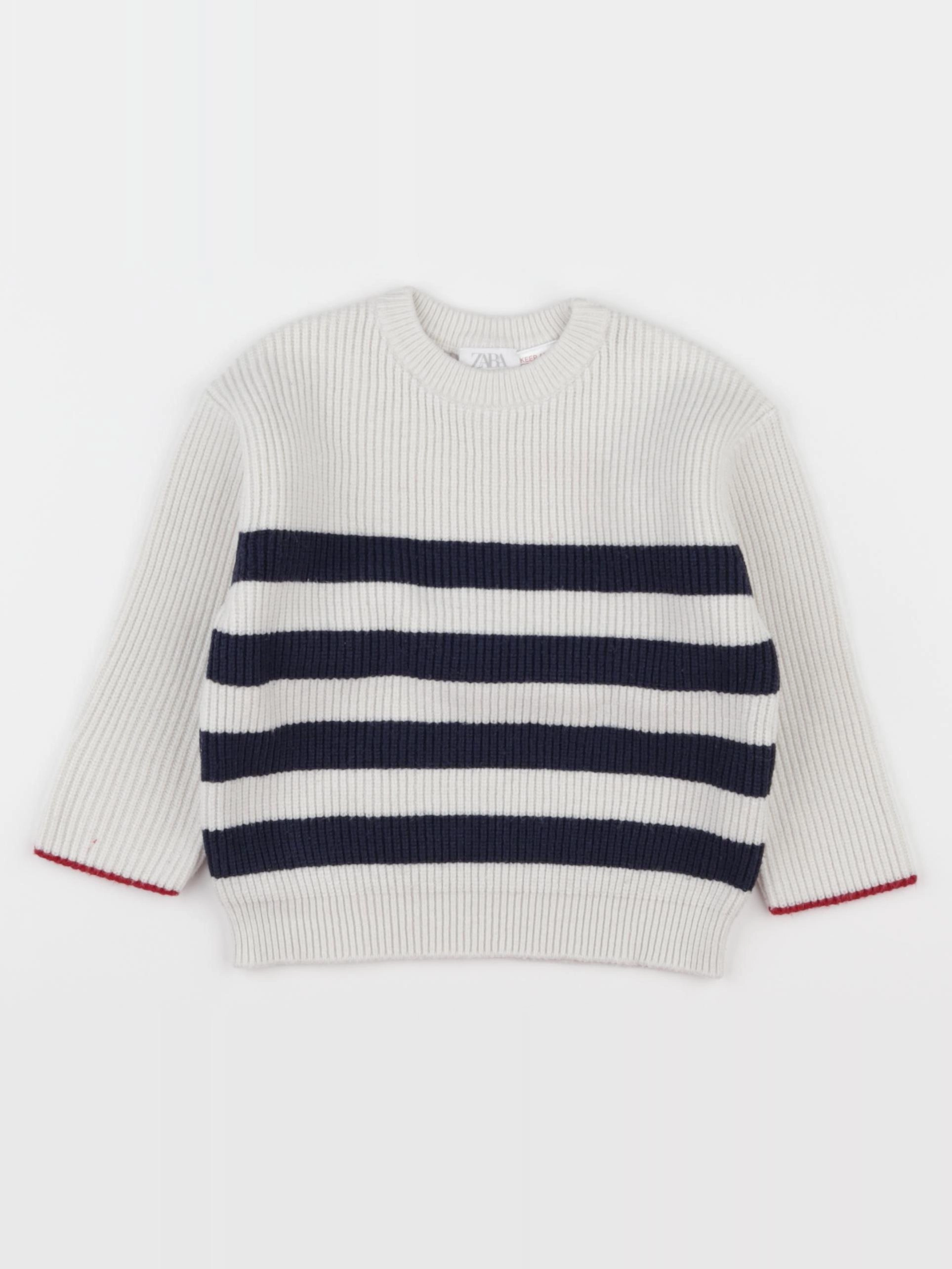 Zara - pull bleu - 2/3 ans