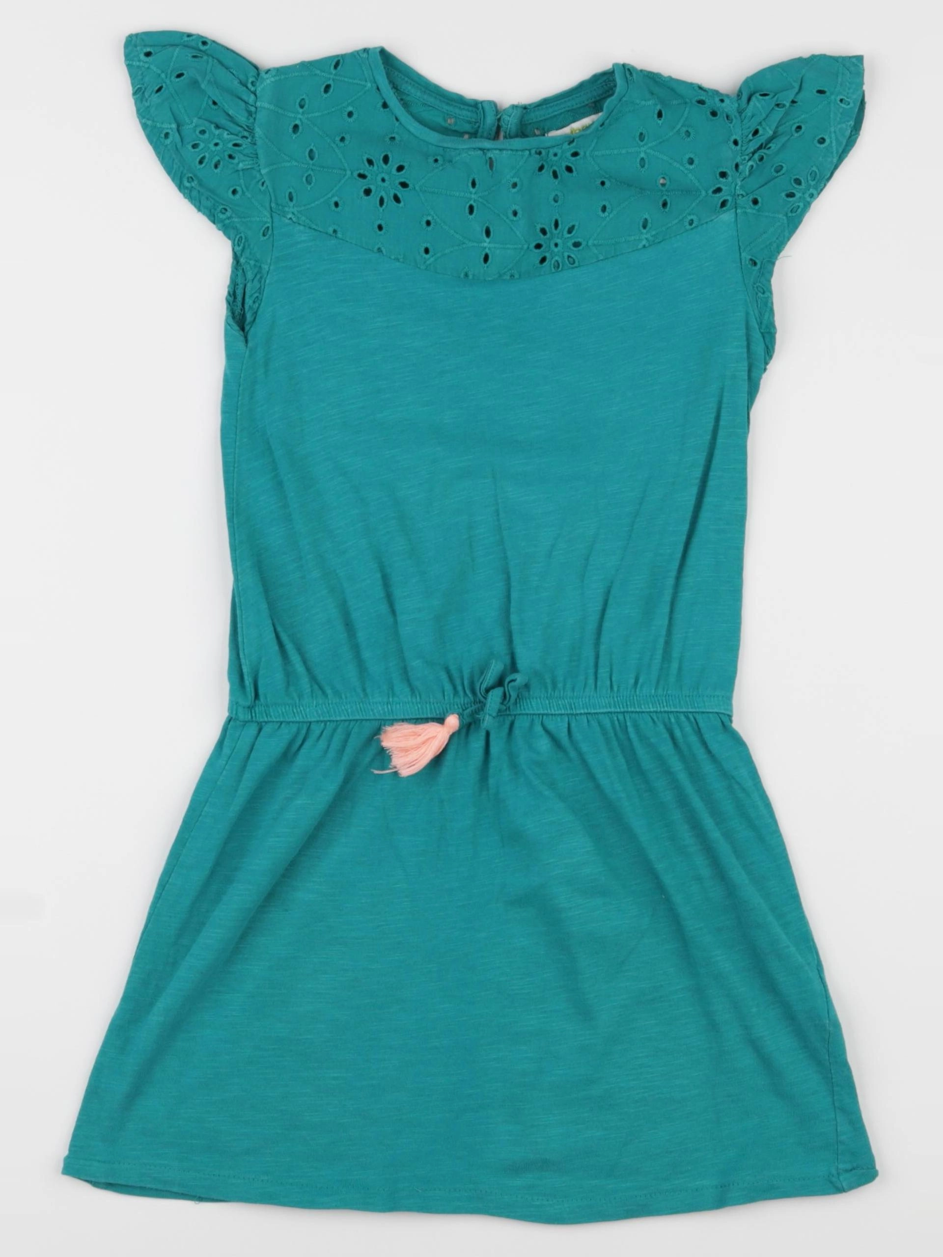 Vertbaudet - robe vert - 5 ans