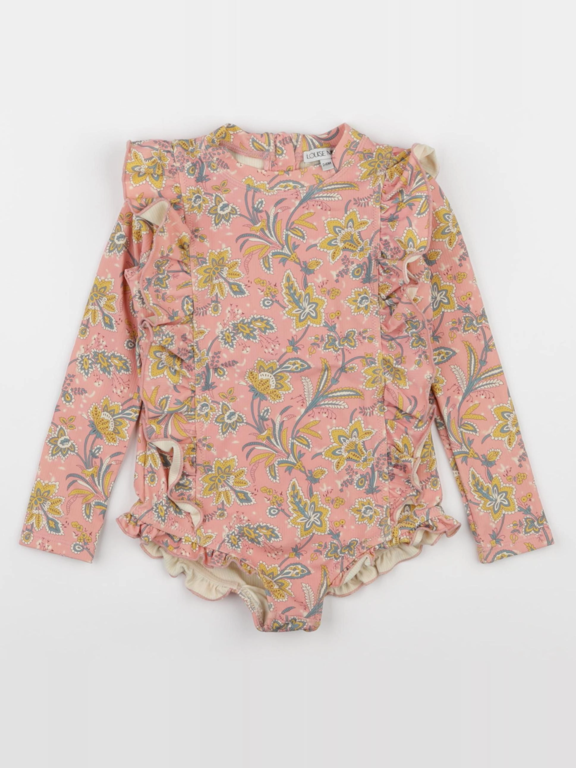 Louise Misha - combi de bain rose - 24 mois
