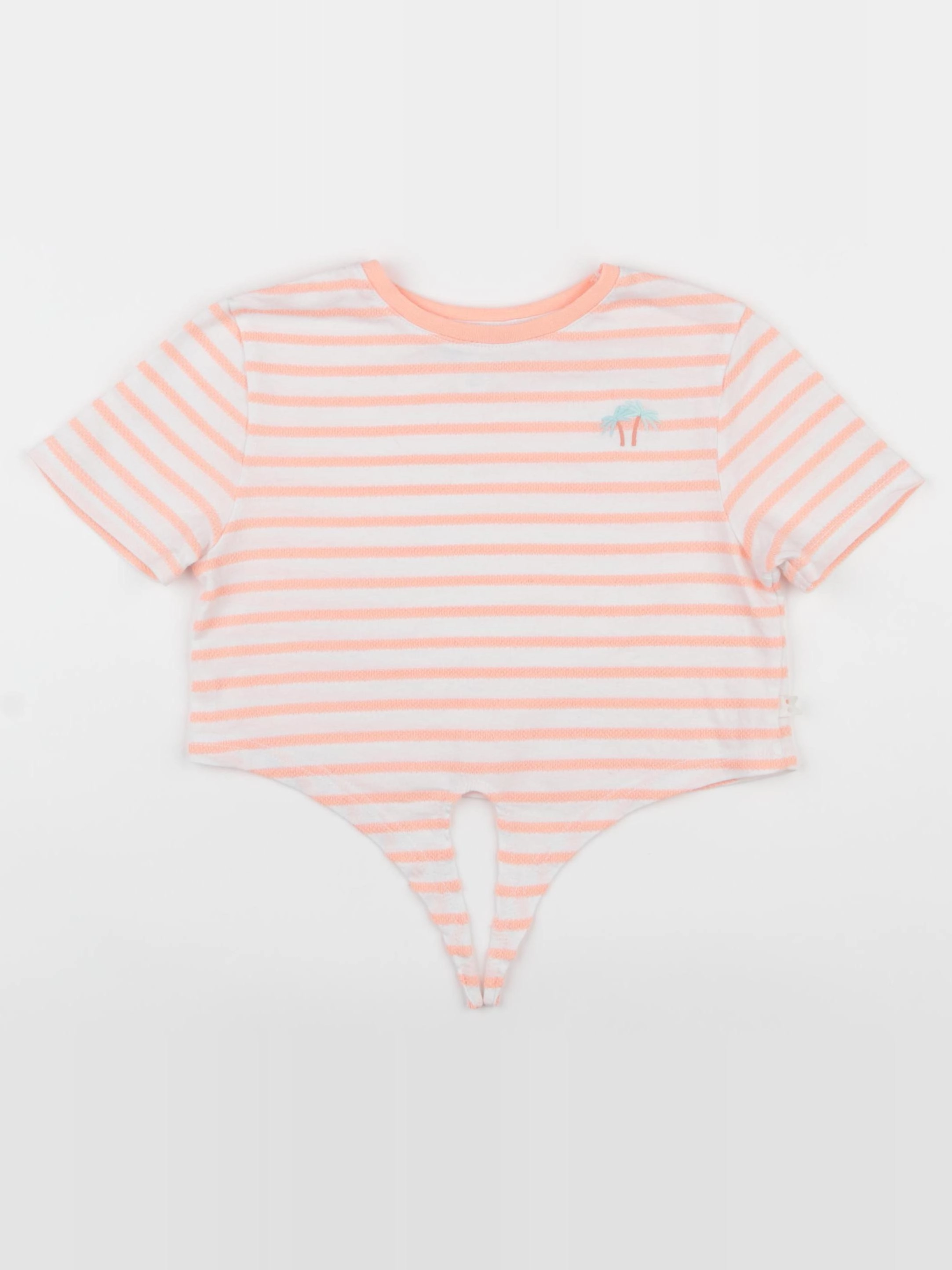 Okaidi - tee-shirt rose fluo - 4 ans