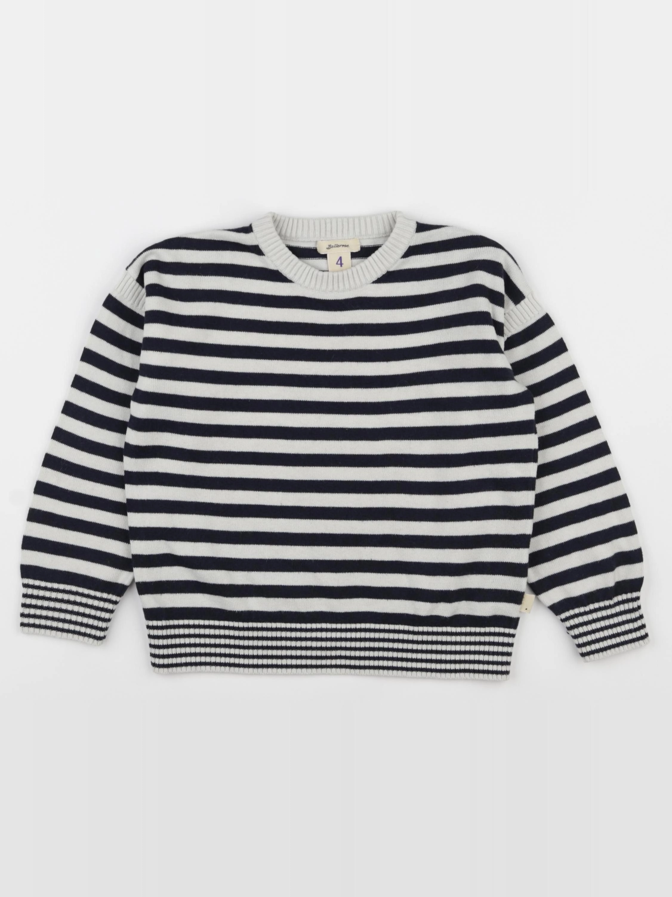 Bellerose - pull bleu - 4 ans