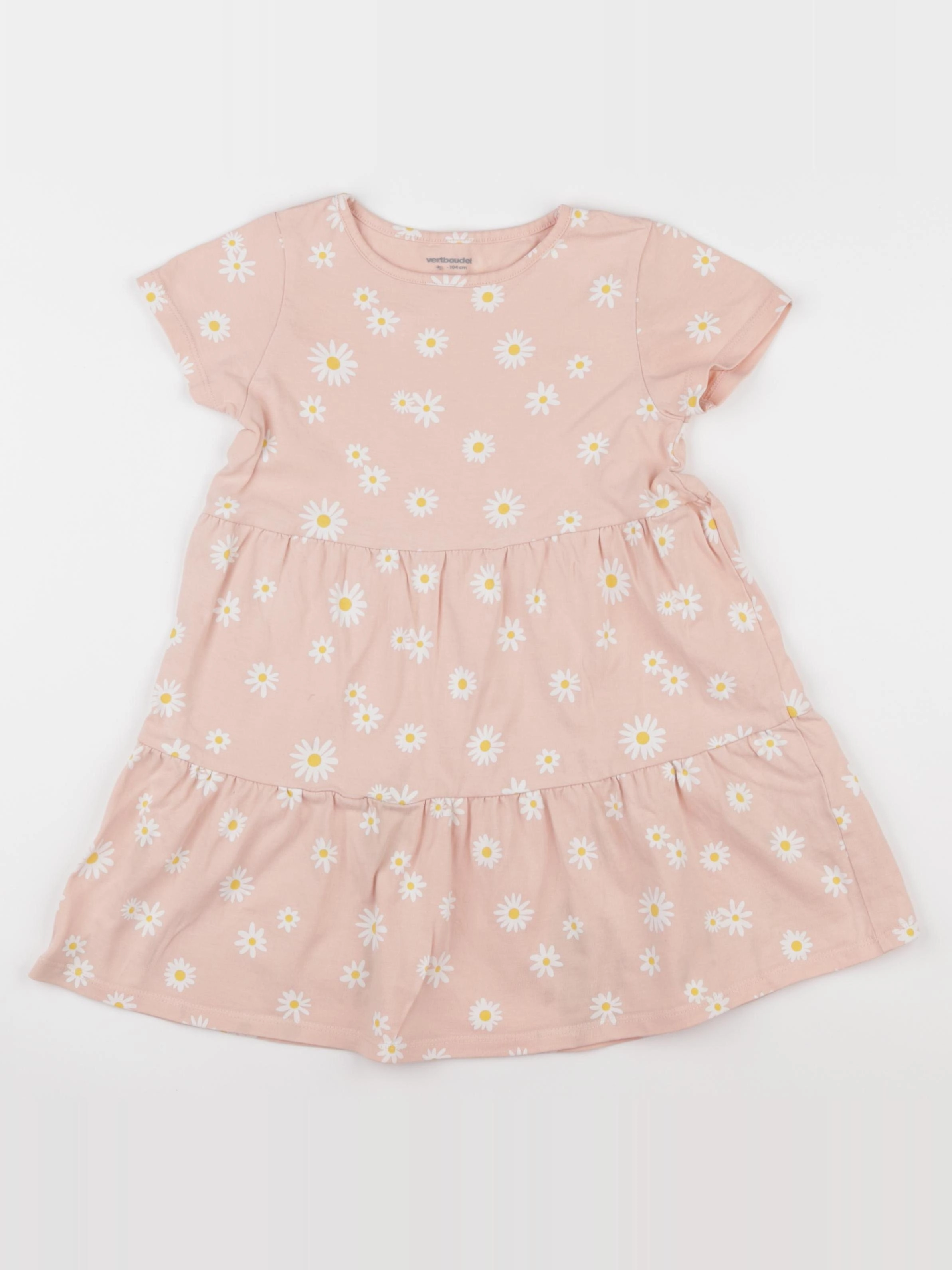 Vertbaudet - robe rose - 4 ans