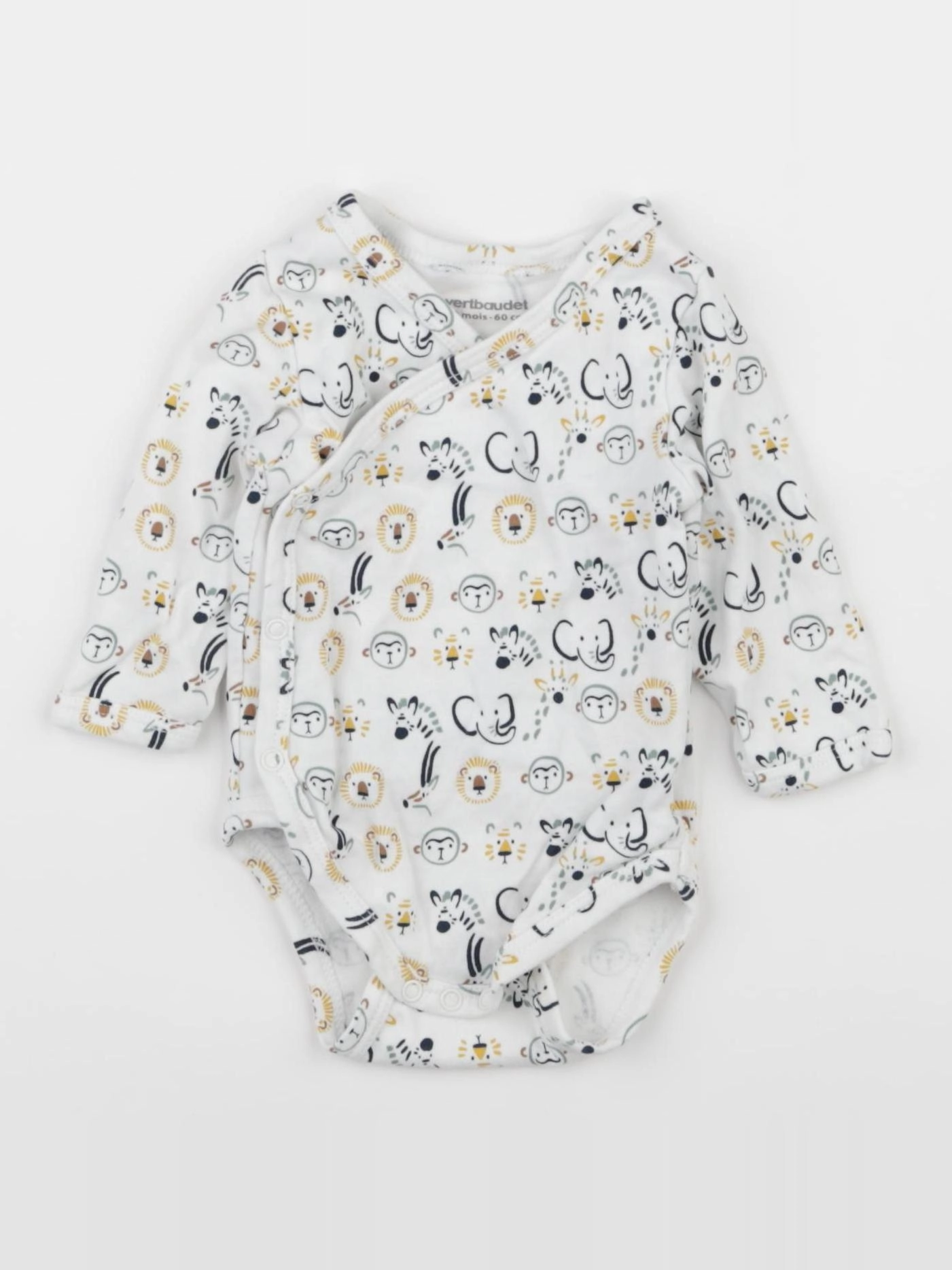 Vertbaudet - body multicolore - 3 mois
