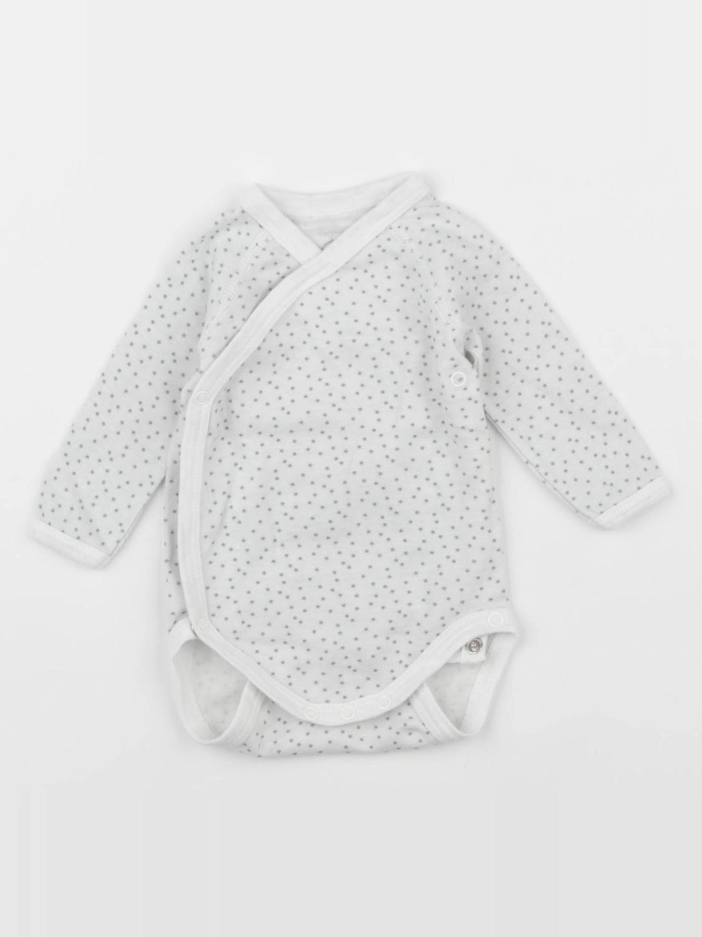 Petit Bateau - body blanc - 1 mois