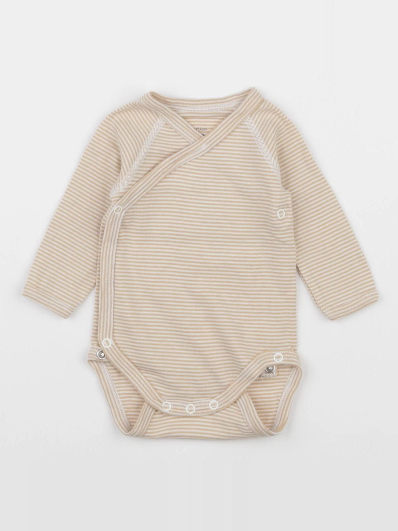 Petit Bateau - body jaune - 1 mois