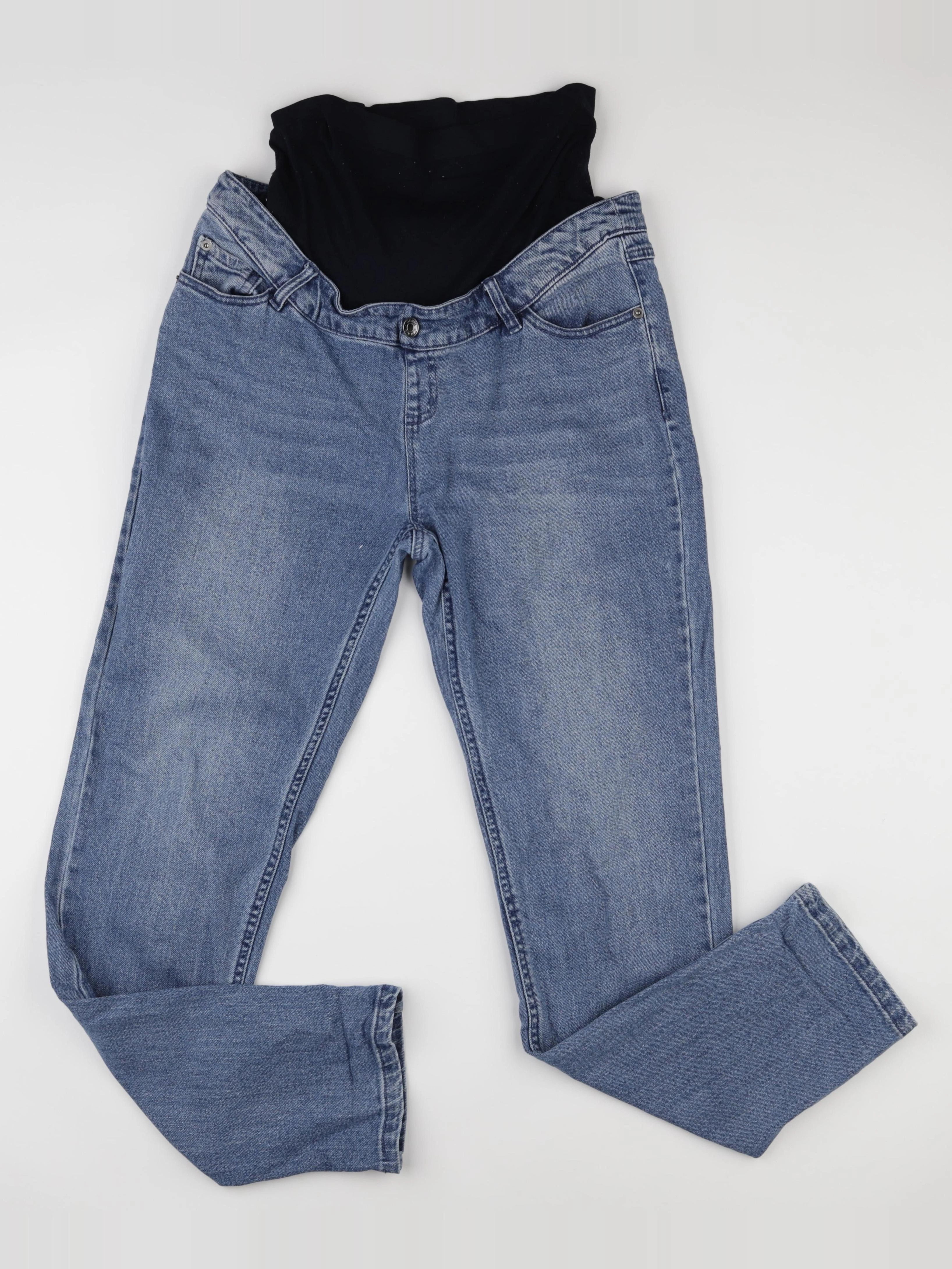 Envie de fraise - jean grossesse bleu - 40