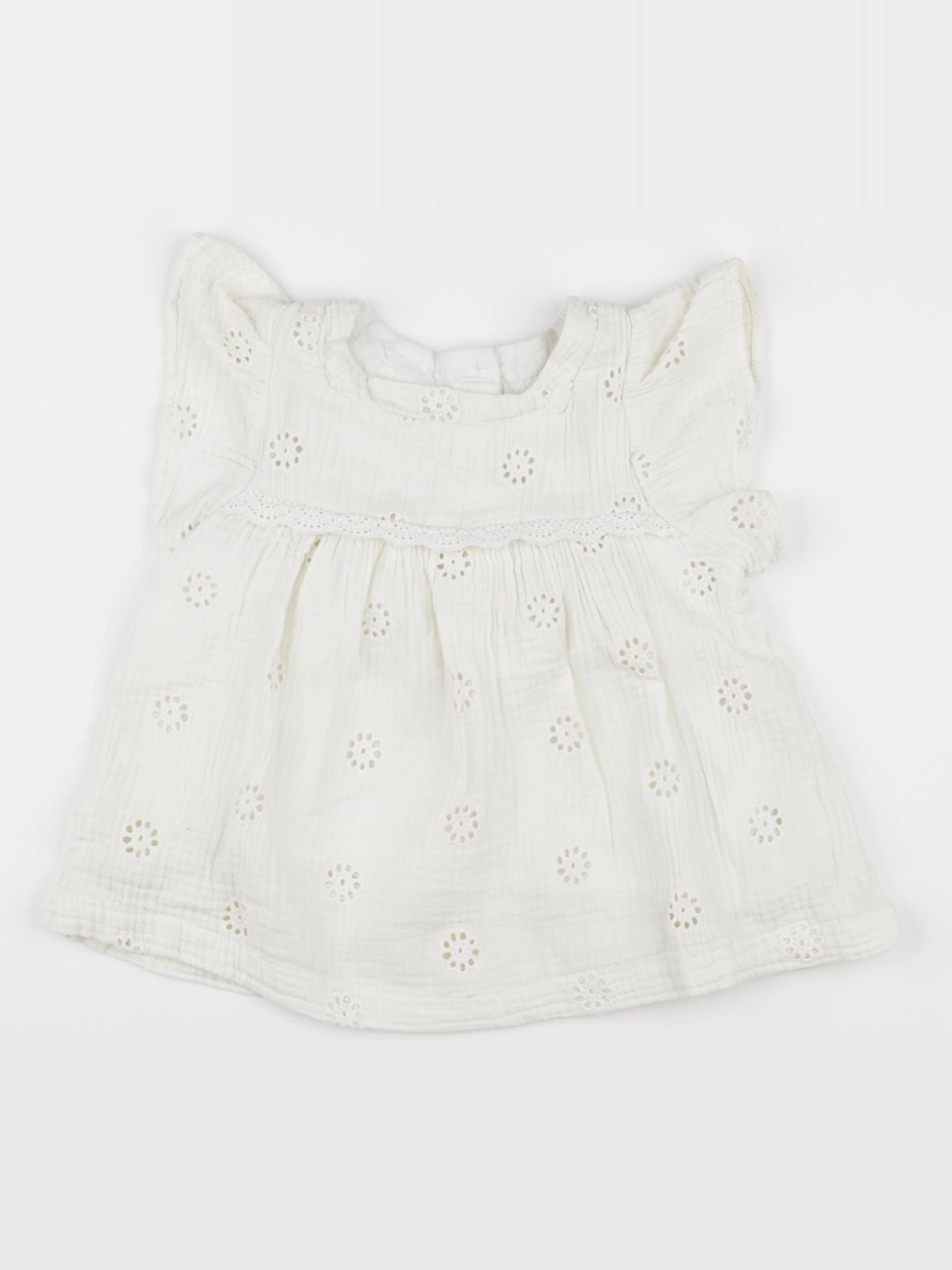 Vertbaudet - tee-shirt blanc - 4 ans
