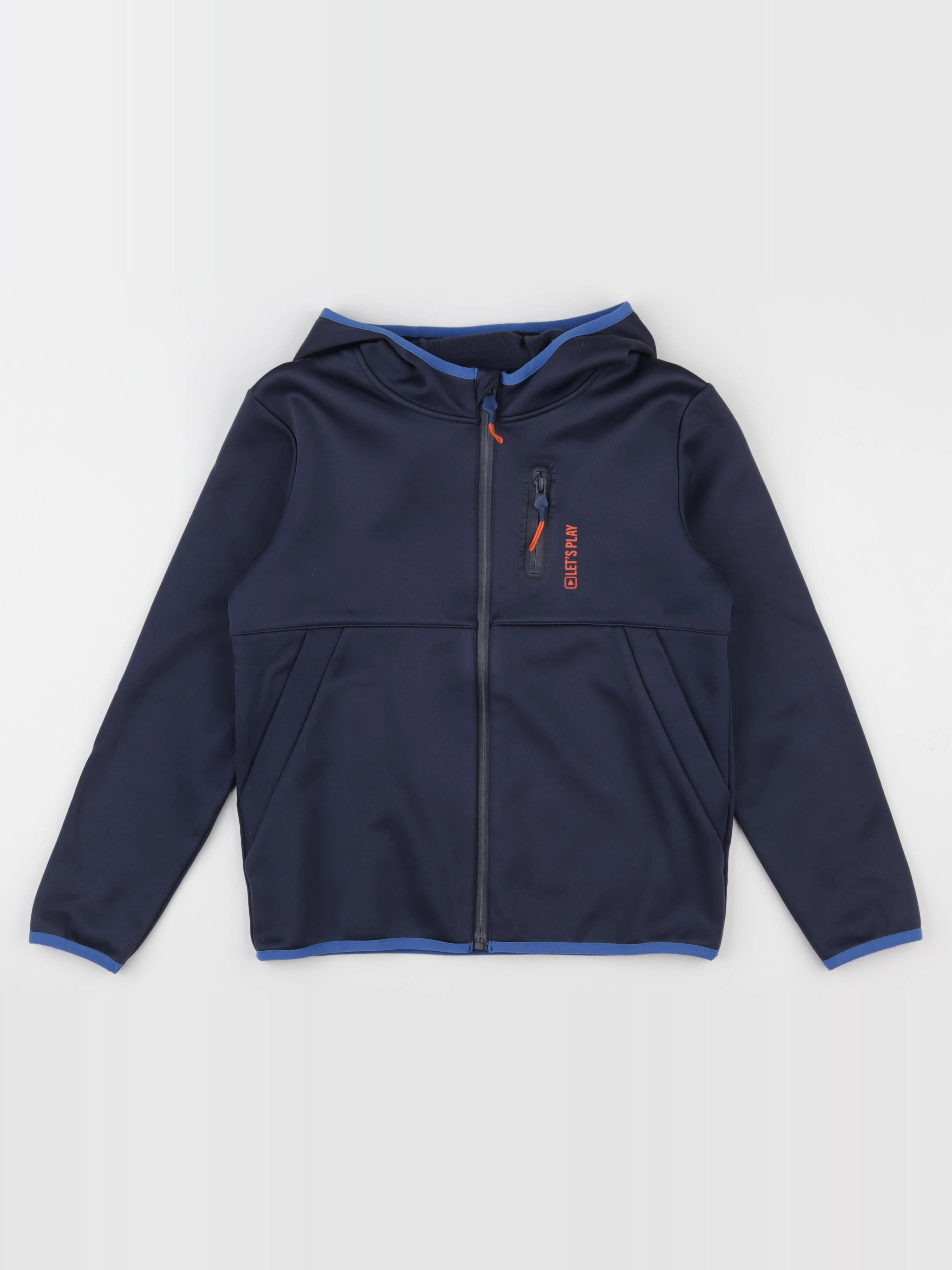 Vertbaudet - sweat bleu - 10 ans