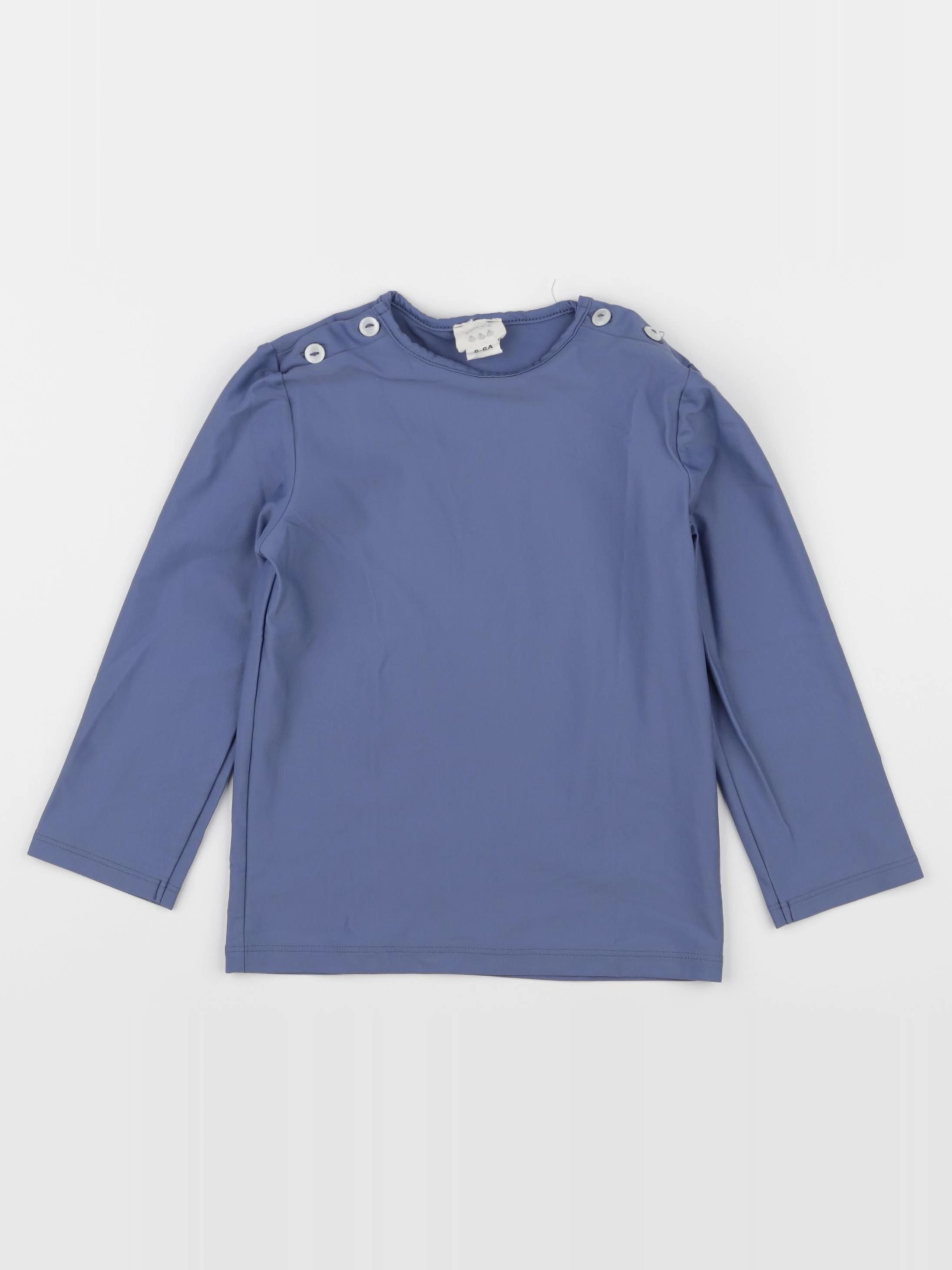 Les petits dores - tee-shirt de bain bleu - 5/6 ans