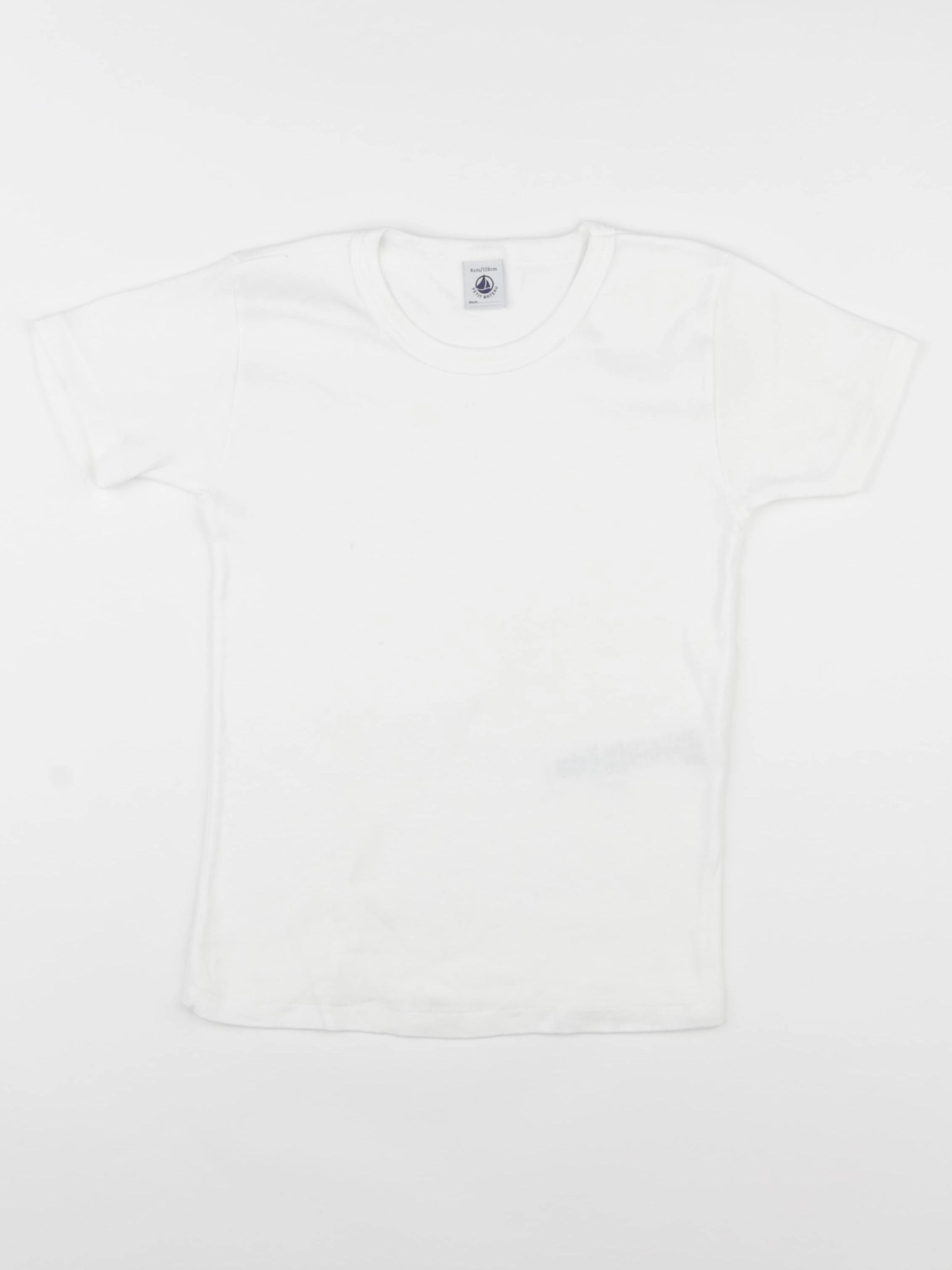 Petit Bateau - maillot de corps blanc - 8 ans