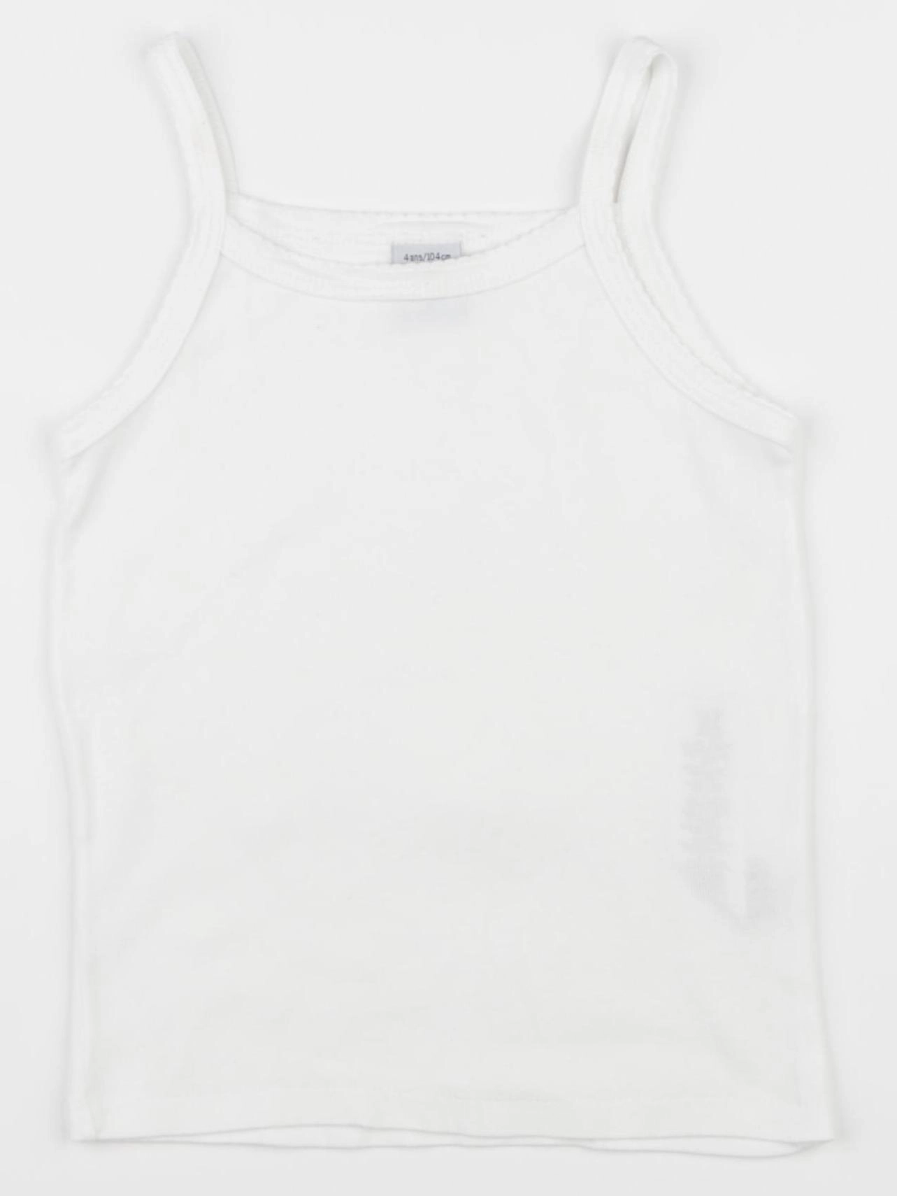 Petit Bateau - maillot de corps blanc - 4 ans