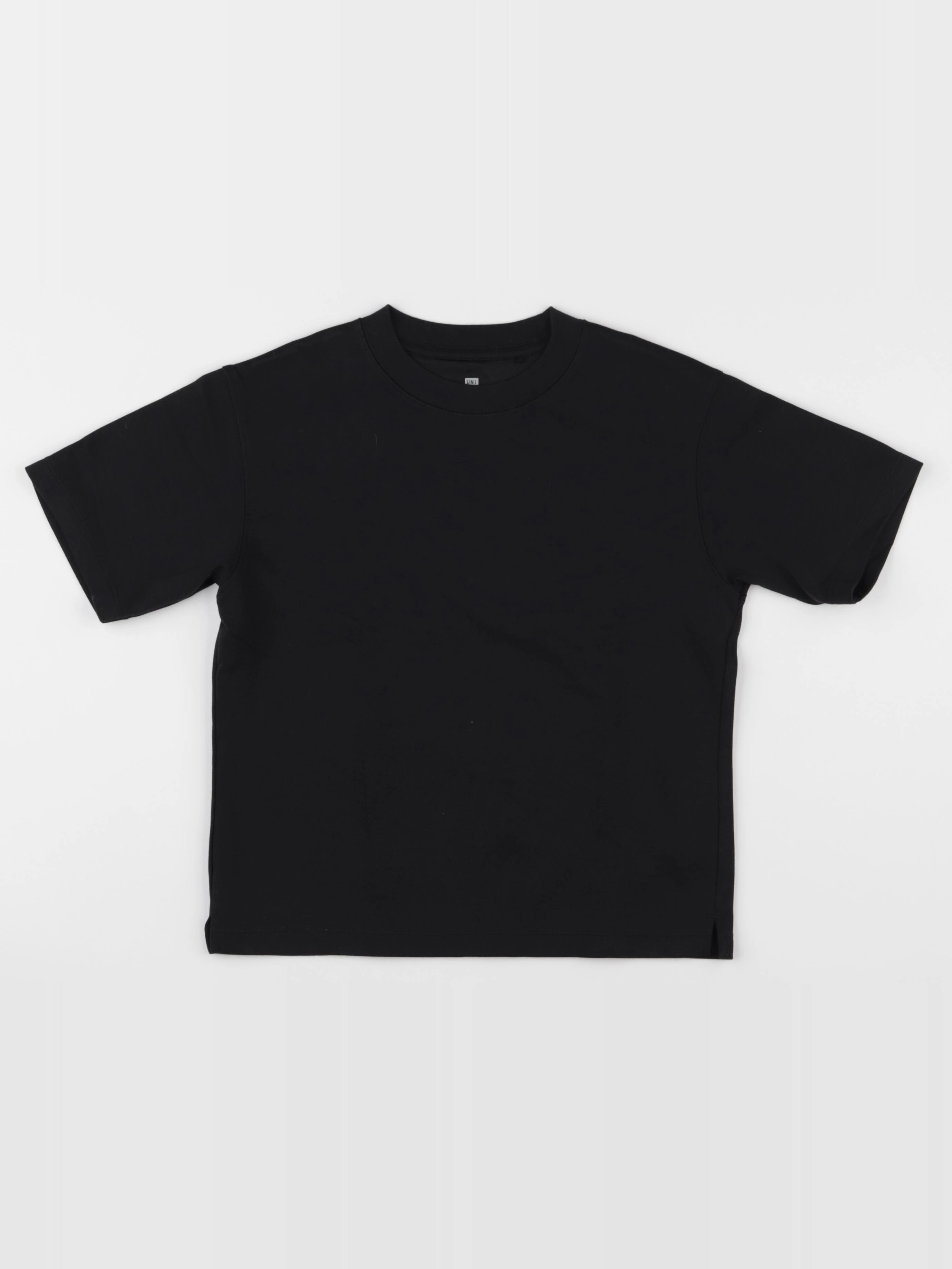 Uniqlo - tee-shirt noir - 3/4 ans