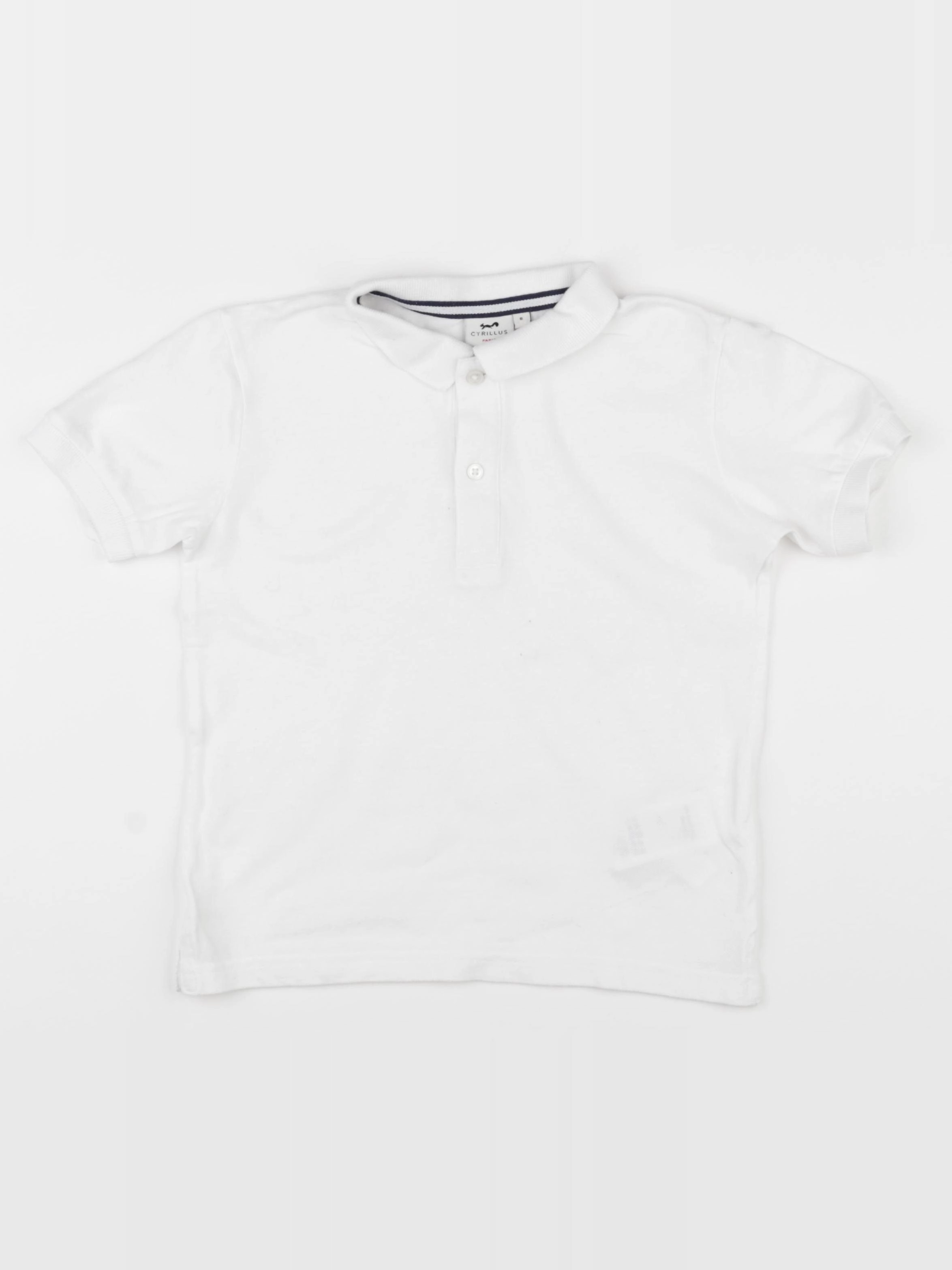 Cyrillus - polo blanc - 6 ans